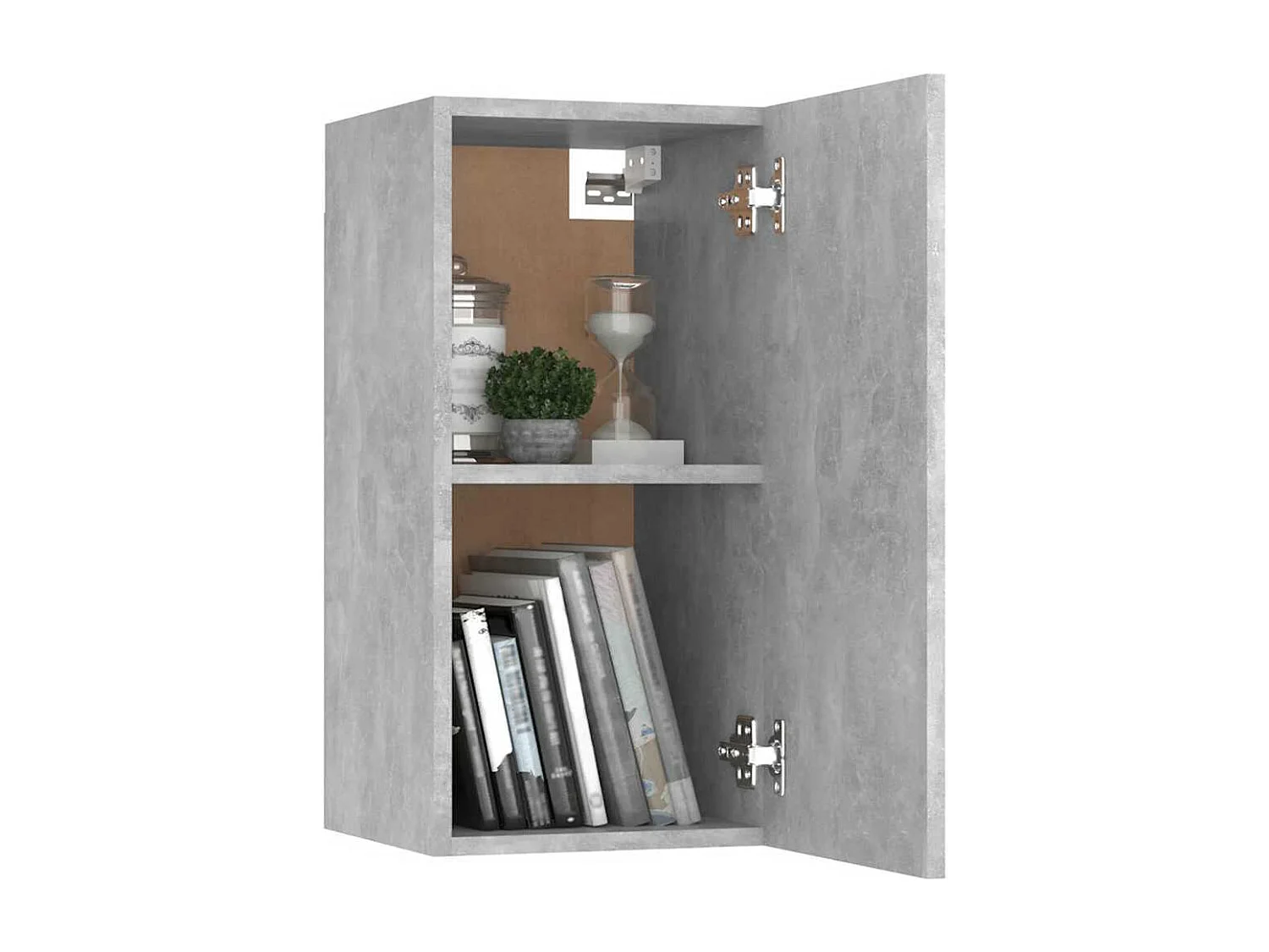 7-tlg. TV-Schrank-Set Betongrau Holzwerkstoff