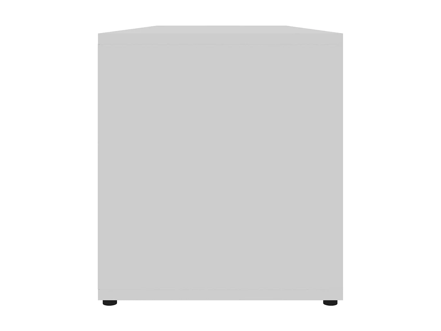 Tv-meubel 120x34x37 cm bewerkt hout wit