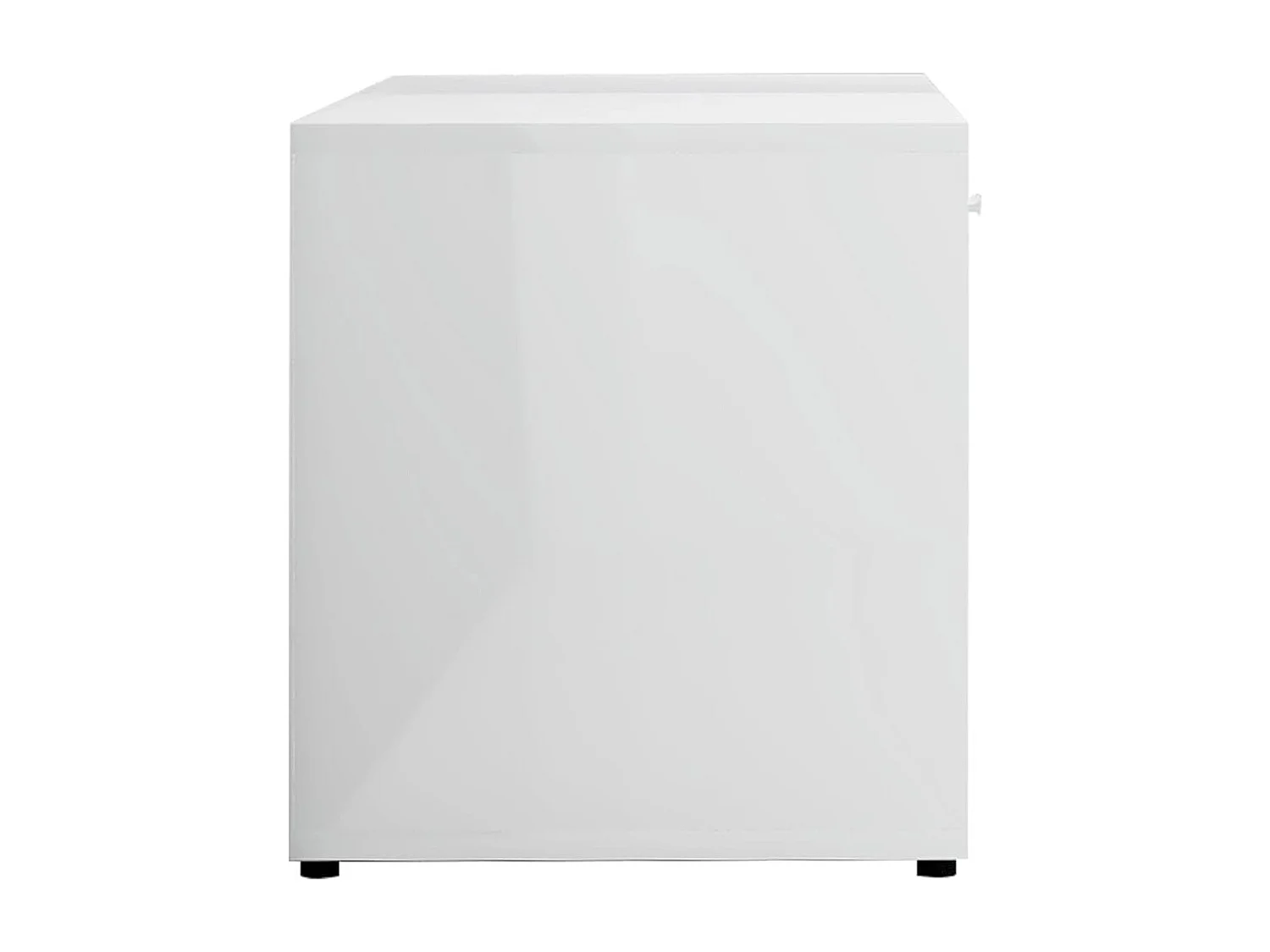 Meuble TV Blanc brillant 120x34x37 cm Bois d’ingénierie