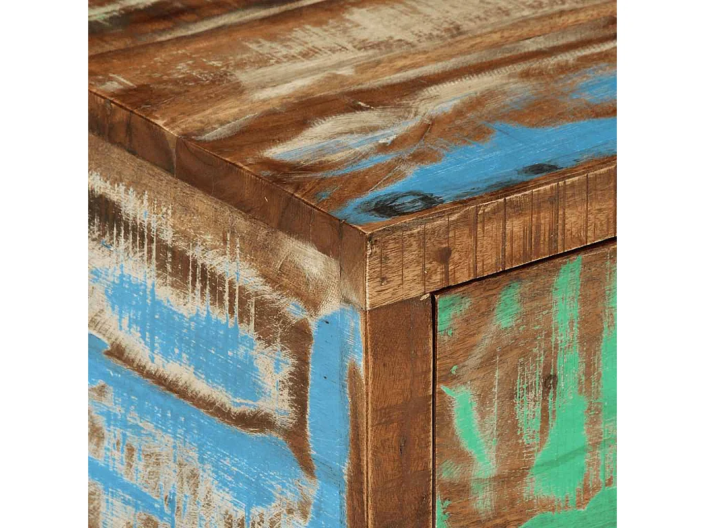 TV-Ständer (118-200) x 30 x 40 cm Massivholz Altholz