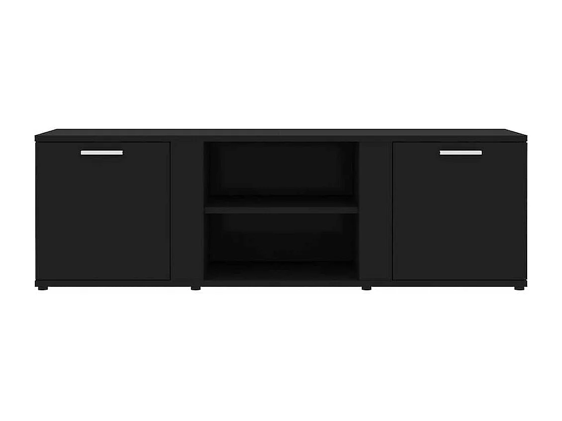 TV-Schrank Schwarz 120x34x37 cm Holzwerkstoff