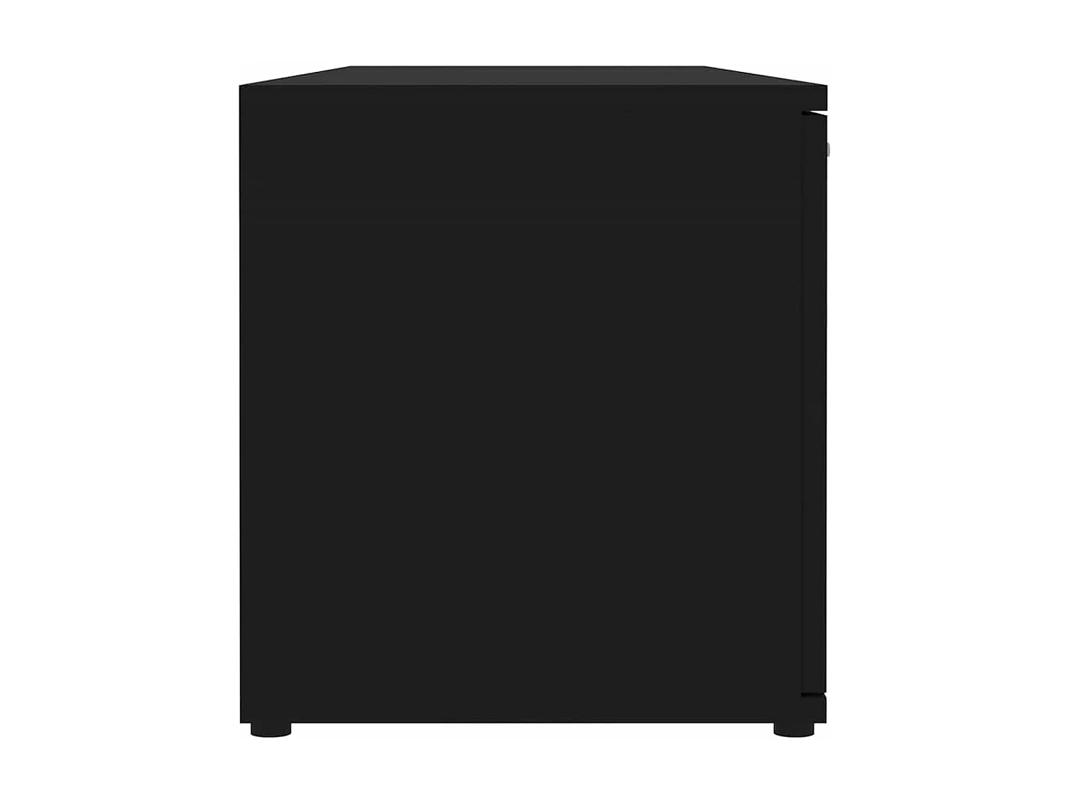 TV-Schrank Schwarz 120x34x37 cm Holzwerkstoff