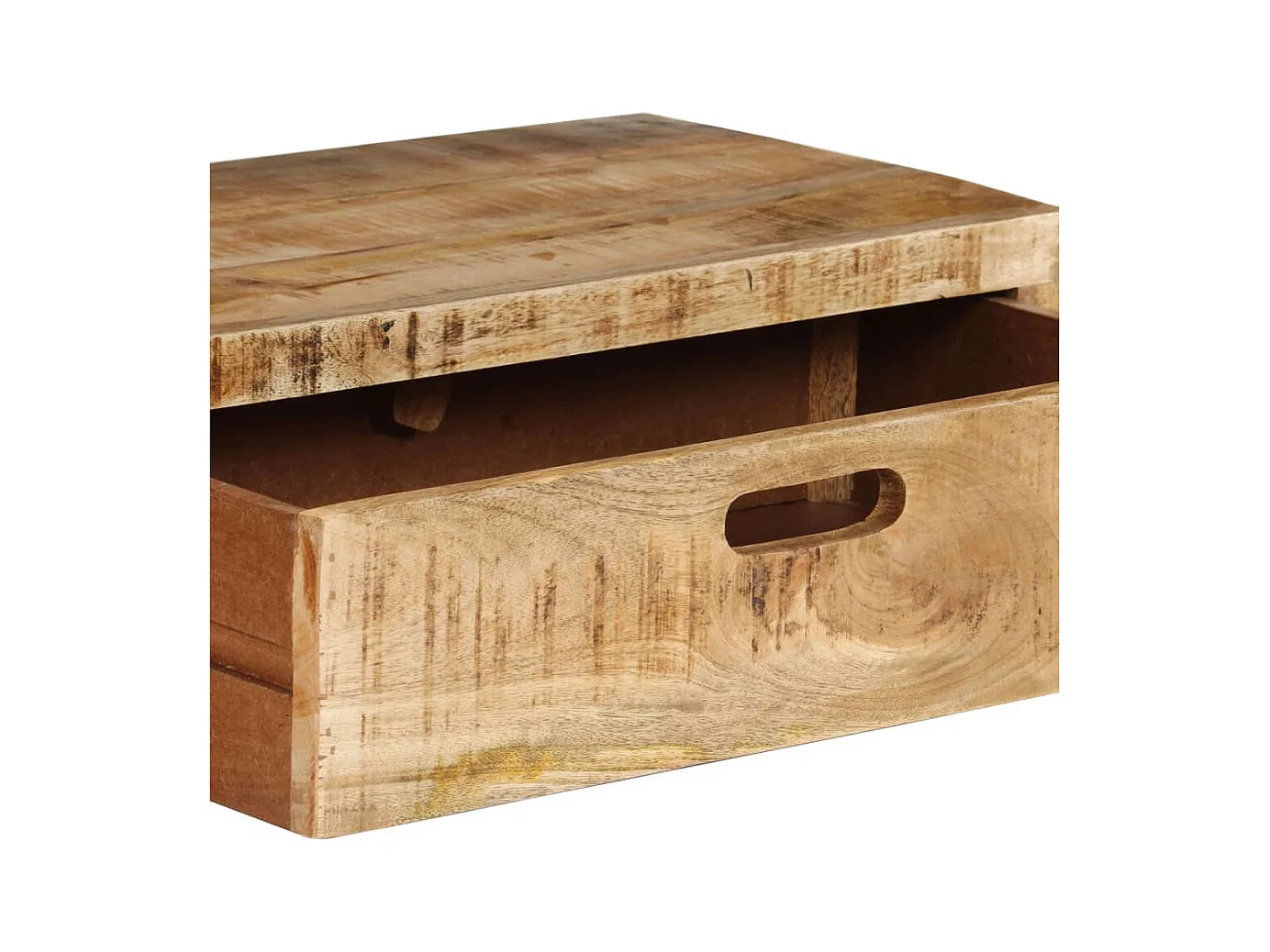 TV-Ständer (118–200) x 30 x 40 cm Massivholz Mango
