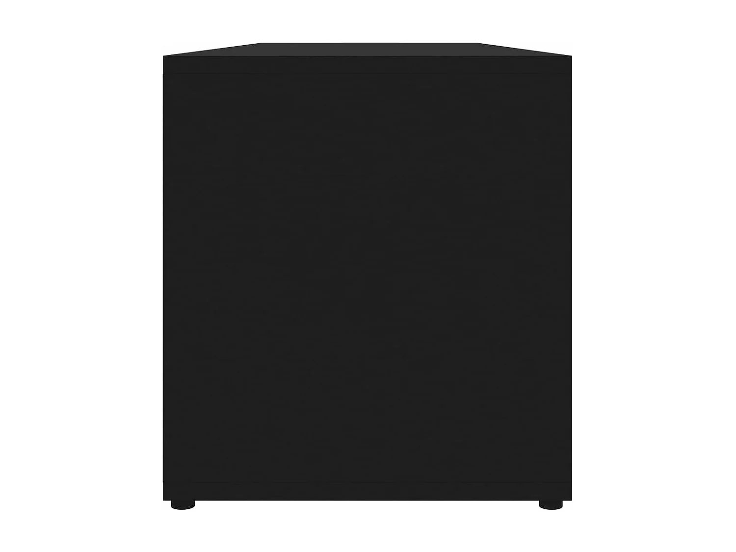 Meuble TV Noir 120x34x37 cm Bois d’ingénierie