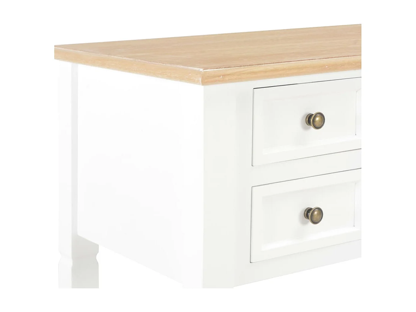 Bureau Blanc 109,5 x 45 x 77,5 cm Bois