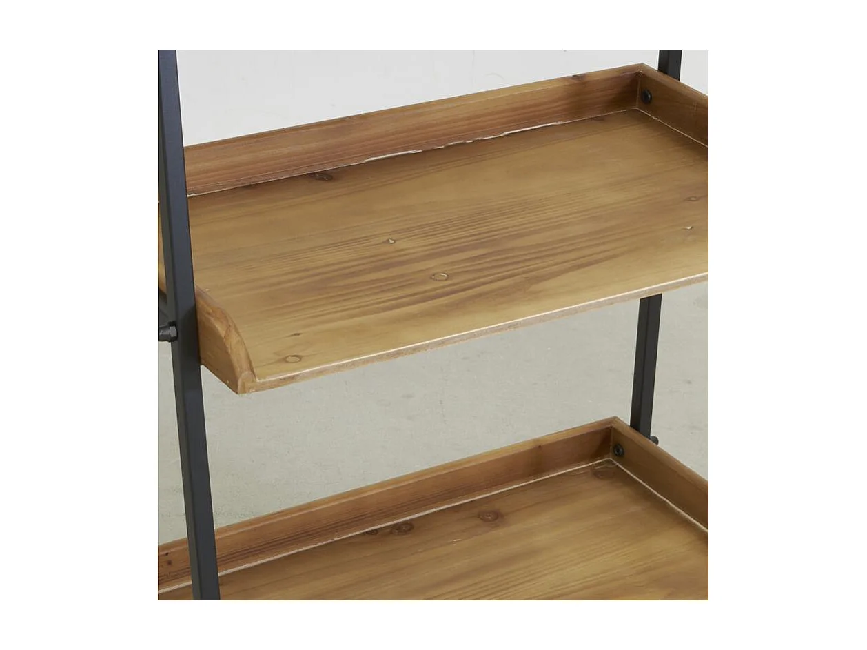 Étagère de présentation en bois et métal