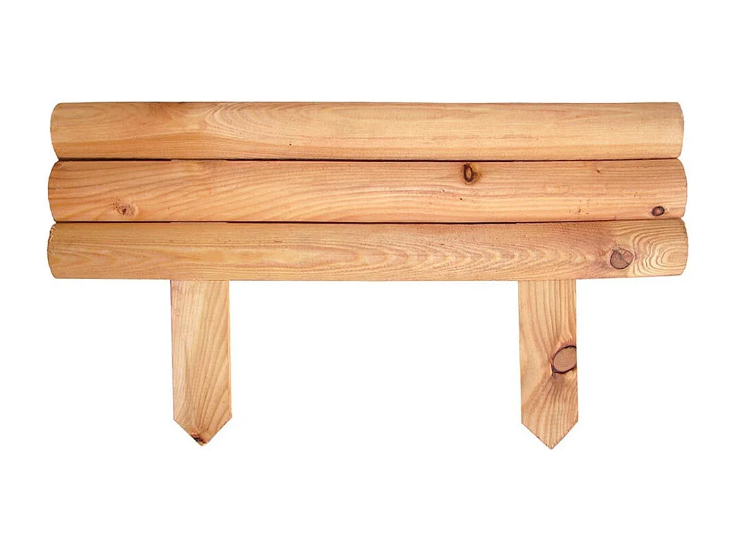 Retenue de terre en mélèze huilé 55 x 16.5 cm Lot de 4