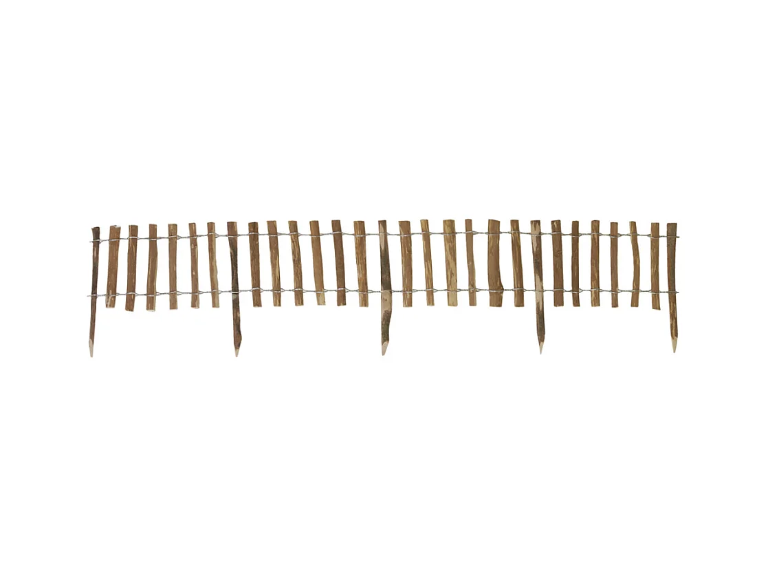 Bordure en noisetier (Lot de 4)