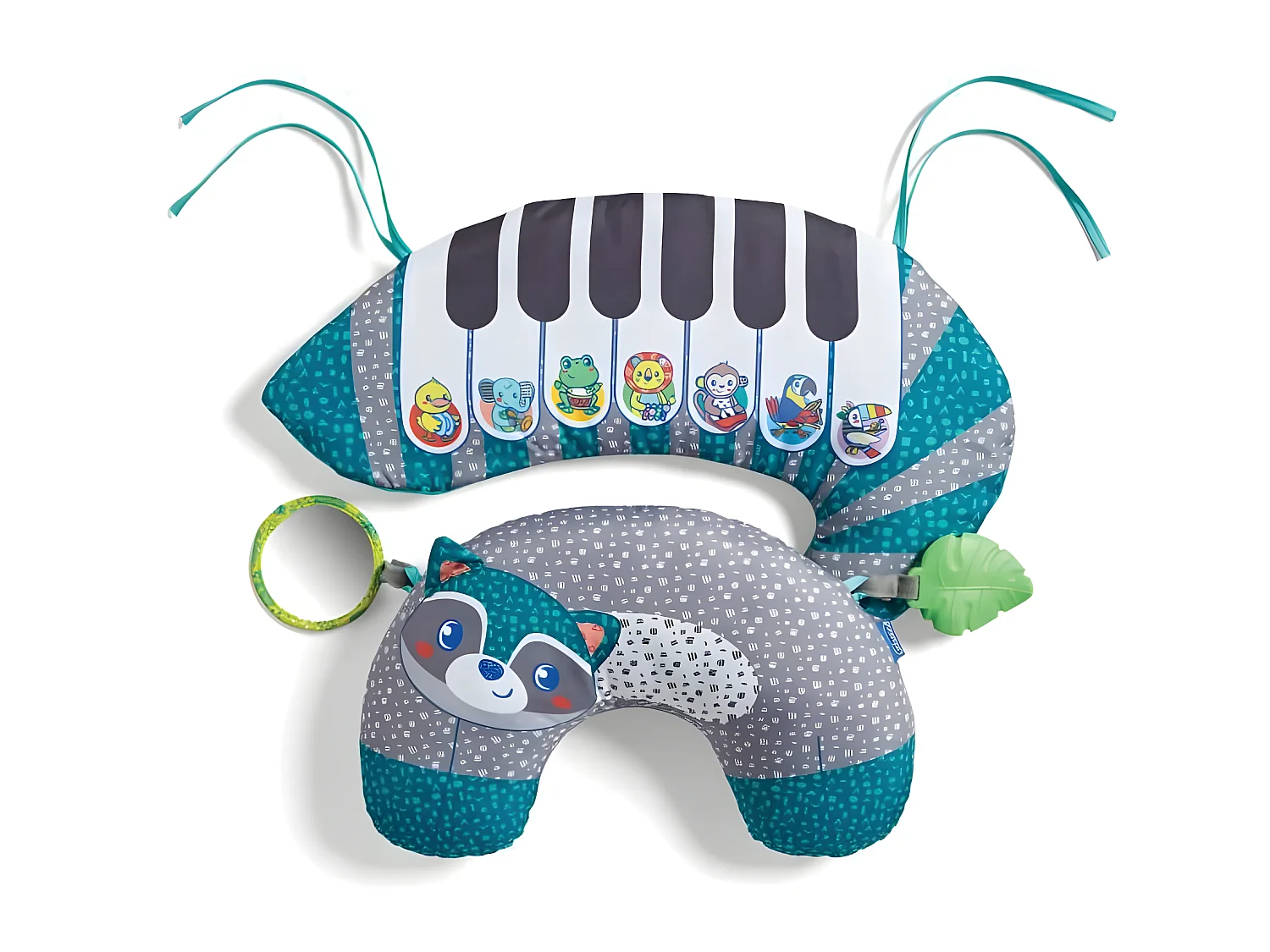 INFANTINO Piano + coussin 3 en 1 raton laveur