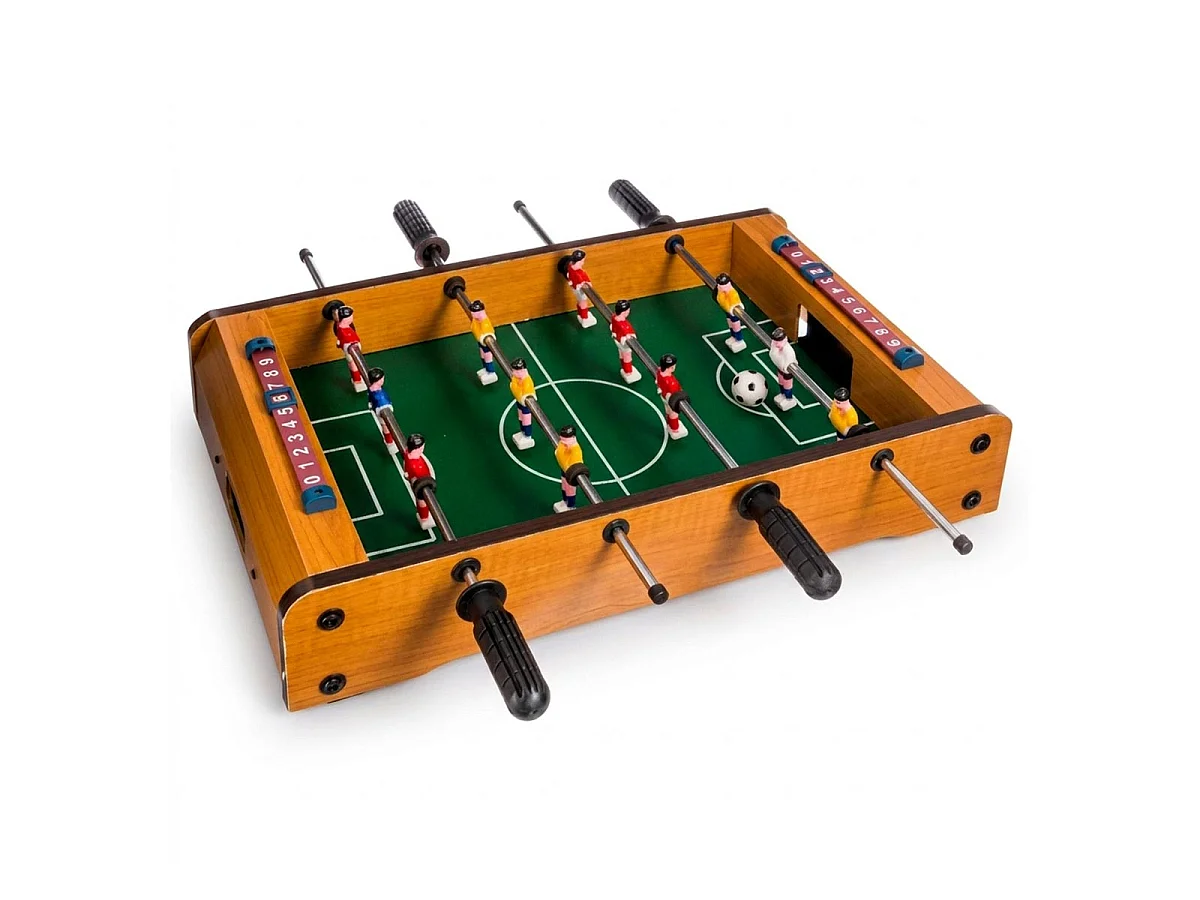 Mini Baby Foot "League" 51cm Naturel
