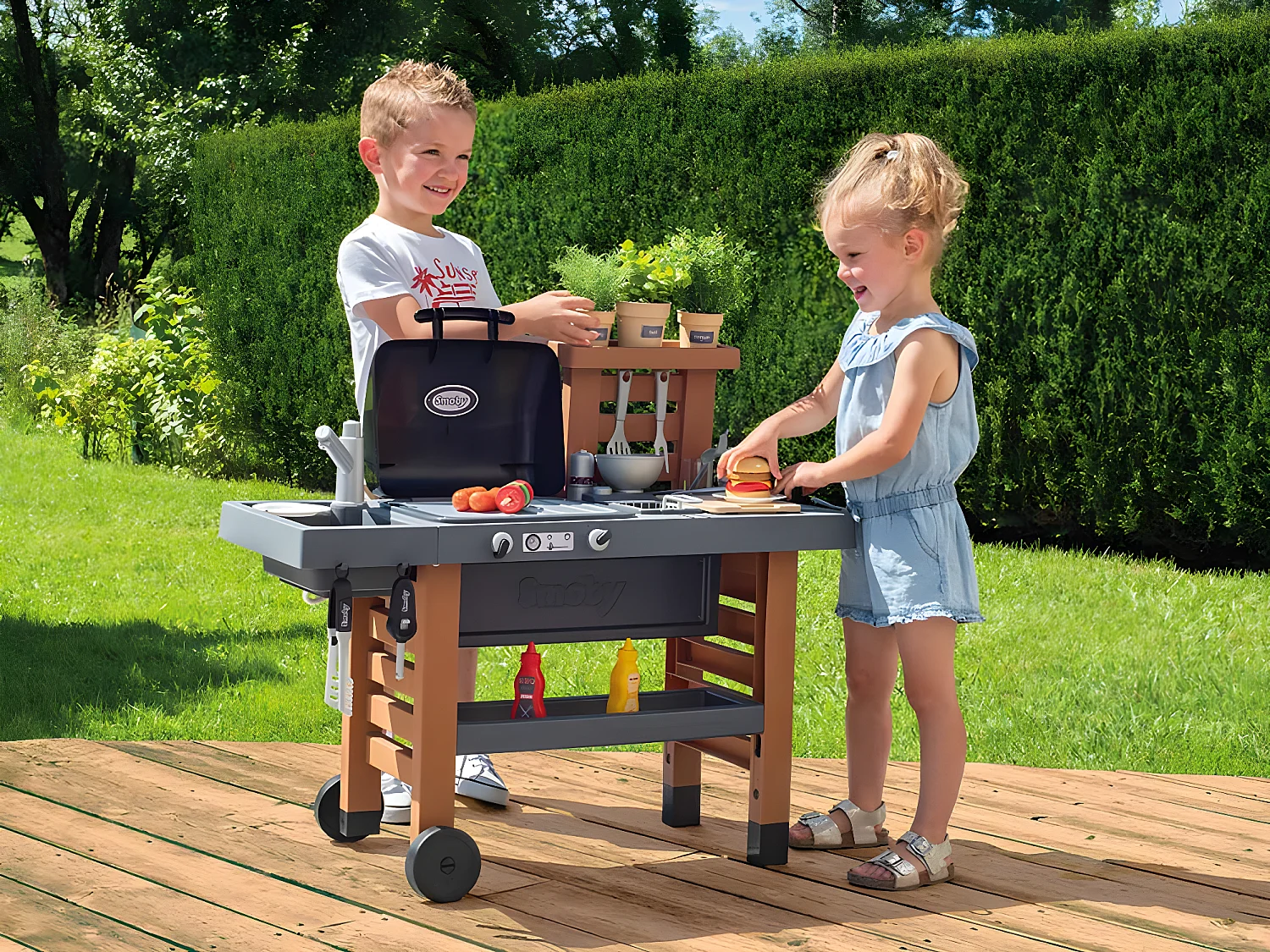 Cuisine d'été Garden Kitchen pour enfant - Smoby