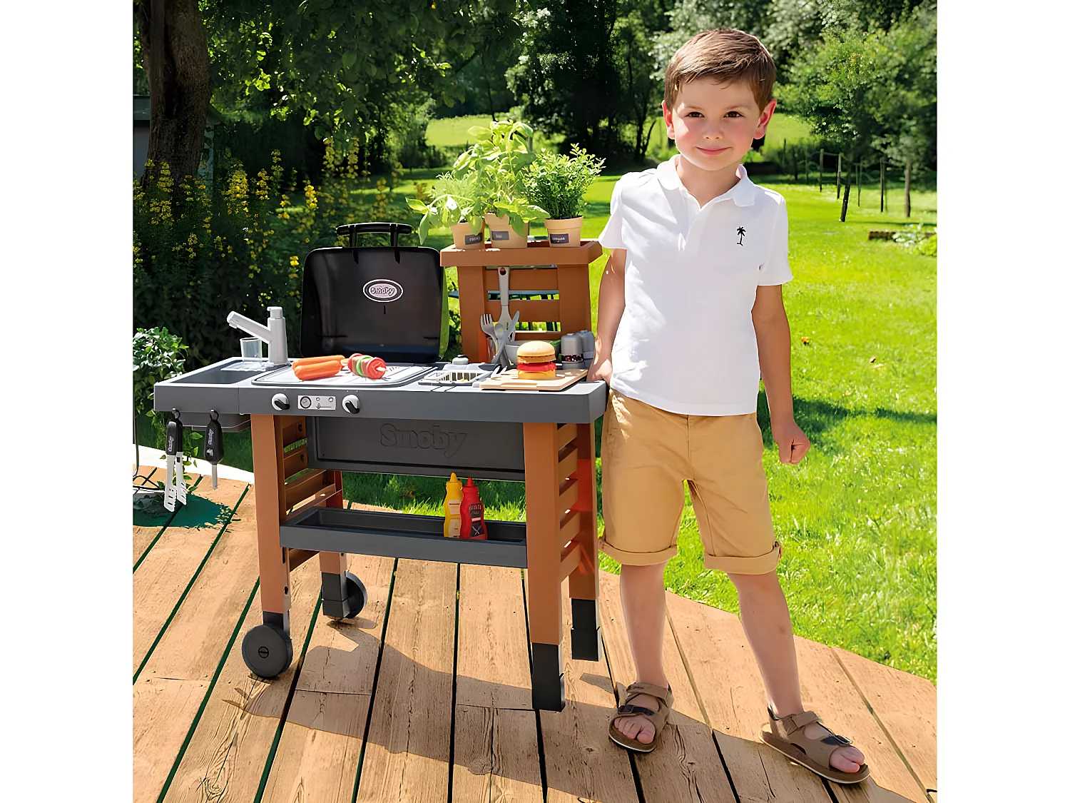 Cuisine d'été Garden Kitchen pour enfant - Smoby