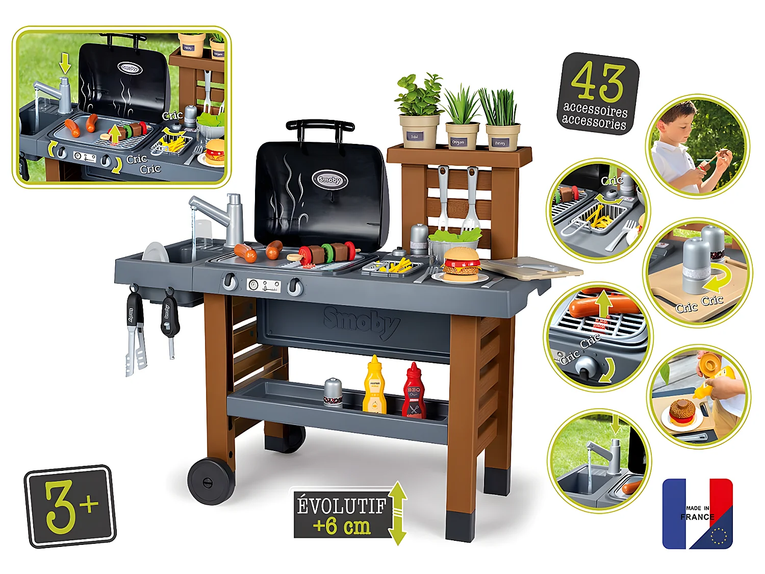 Cuisine d'été Garden Kitchen pour enfant - Smoby