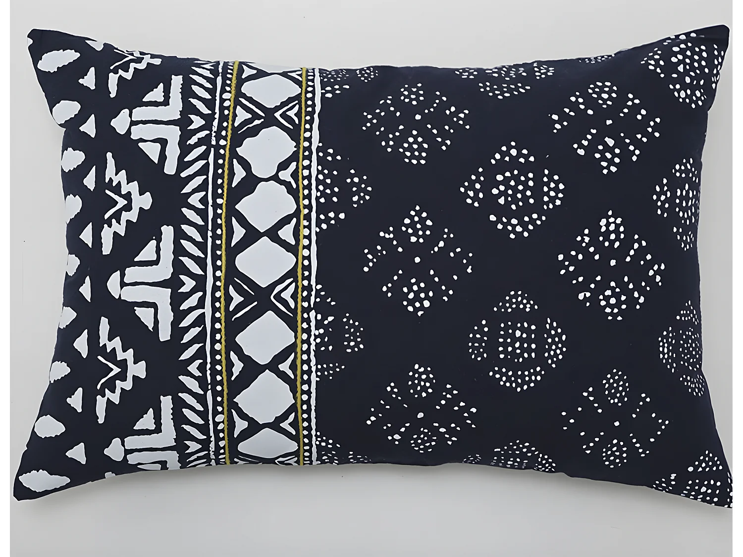 Funda de cojin Rectangular Azul RT02 (40X60). Sin Relleno.