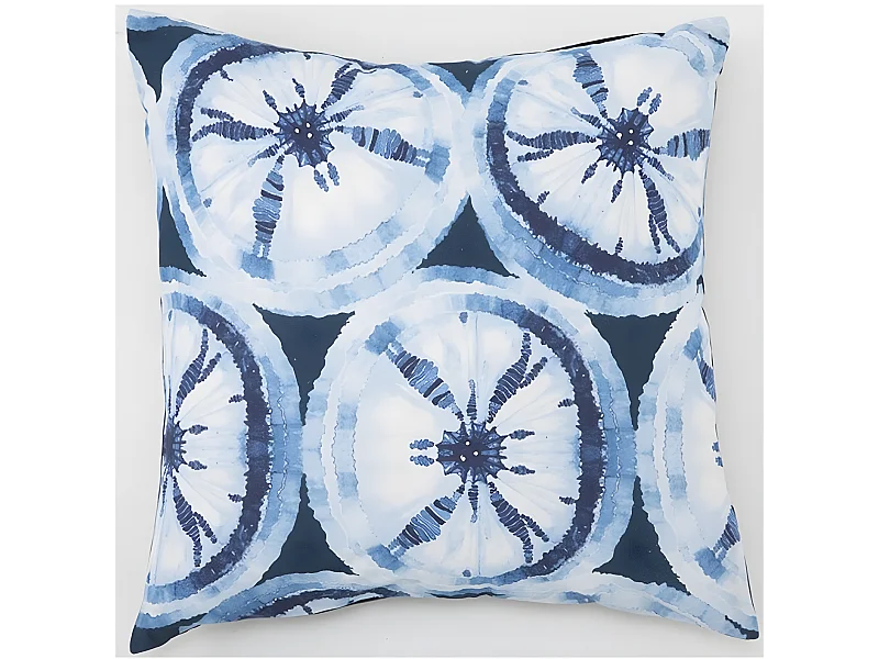 Funda de cojin Cuadrado Azul RT01 (45 x 45). Sin Relleno.