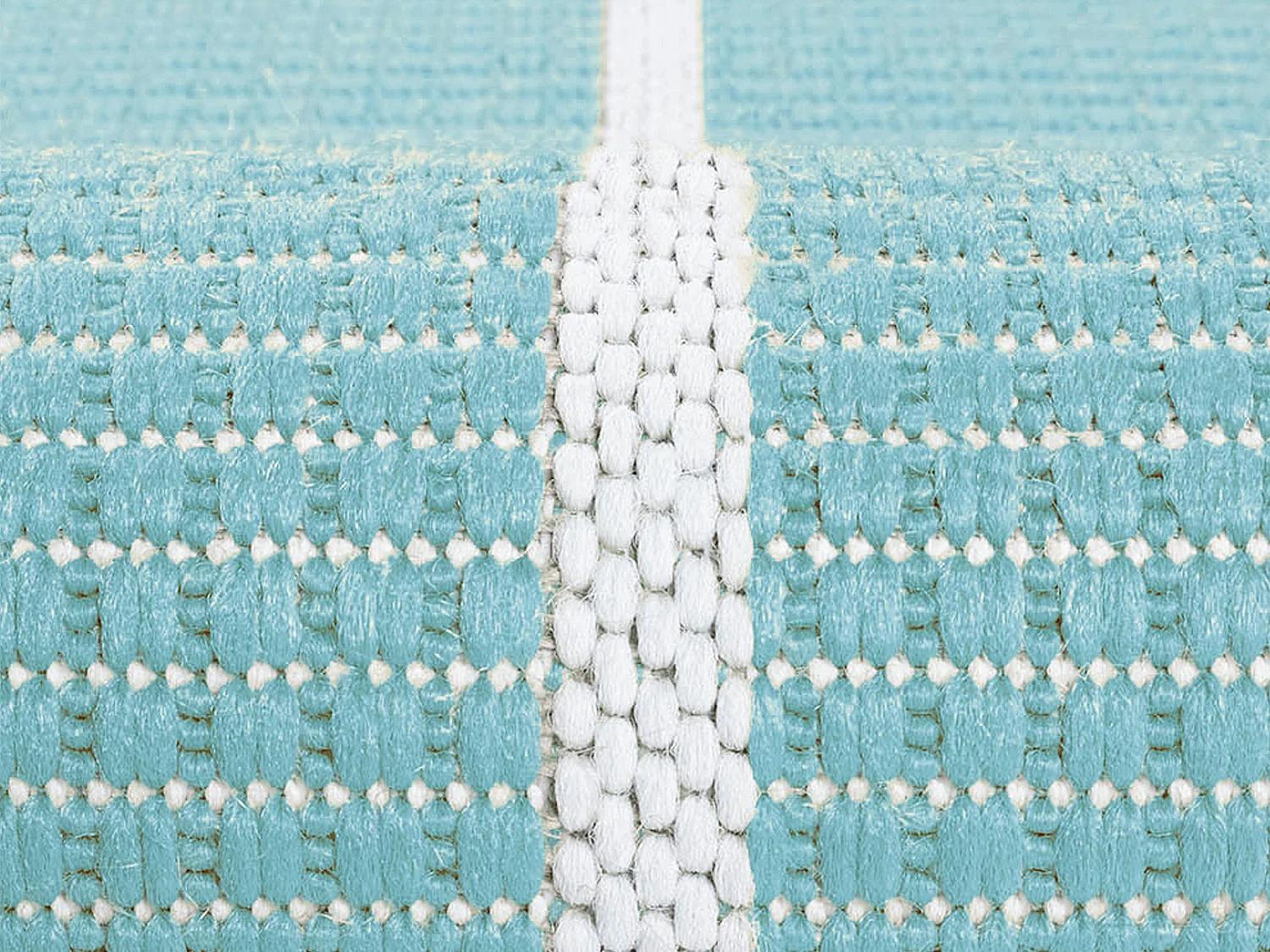 Tapis intérieur ou extérieur géométrique - 150 x 200 cm - bleu - RIVIERA