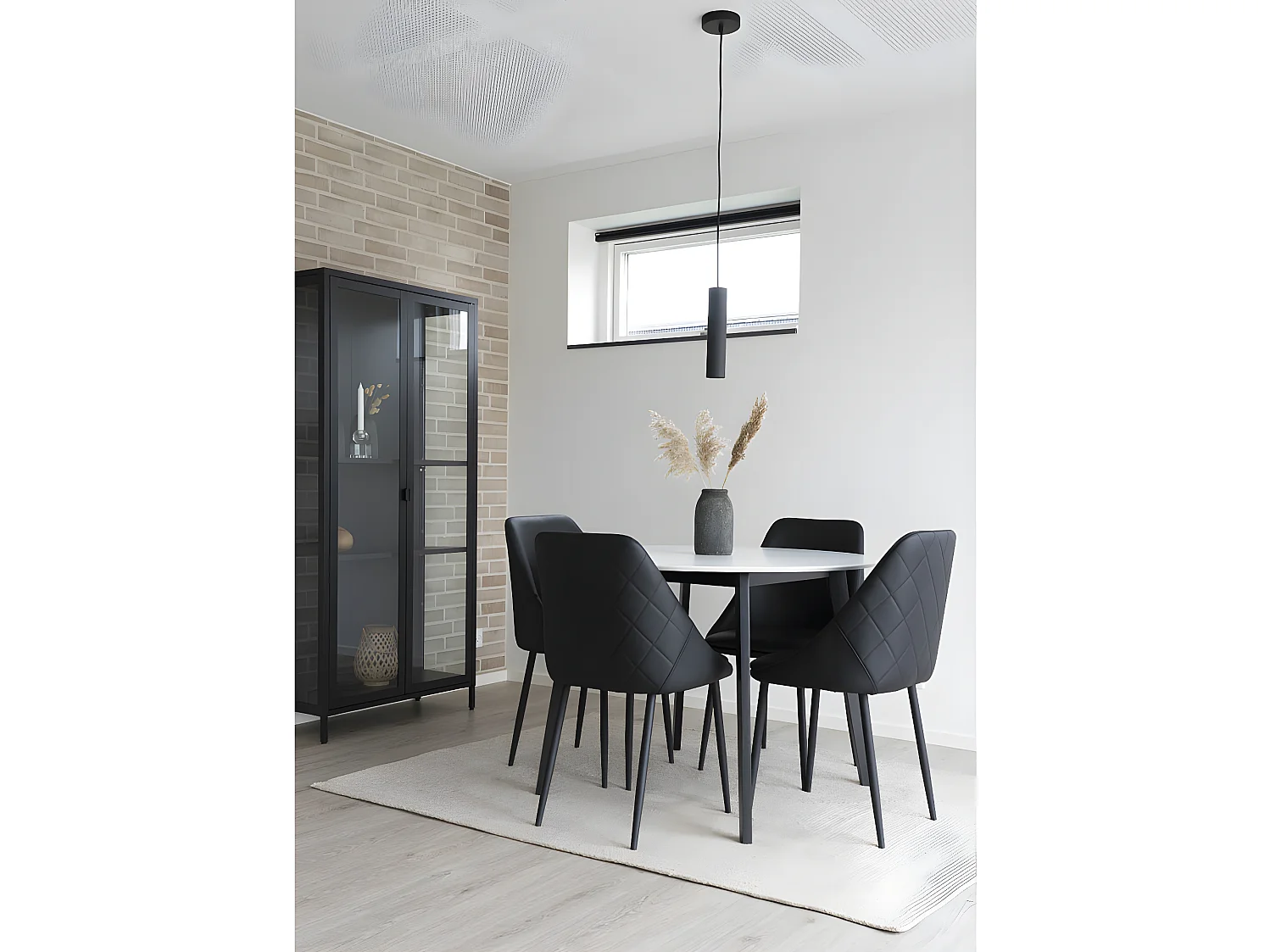 Paris lampe pendentif Ø6cm noir.