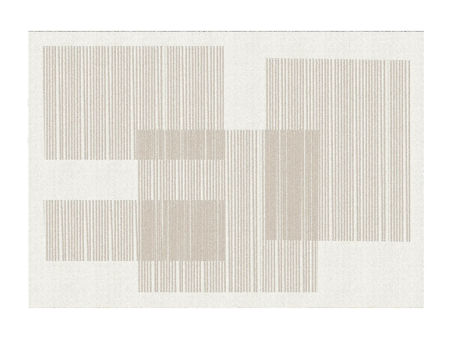 Geometrisch design-tapijt - 160 x 230 cm - Beige - KATHYA