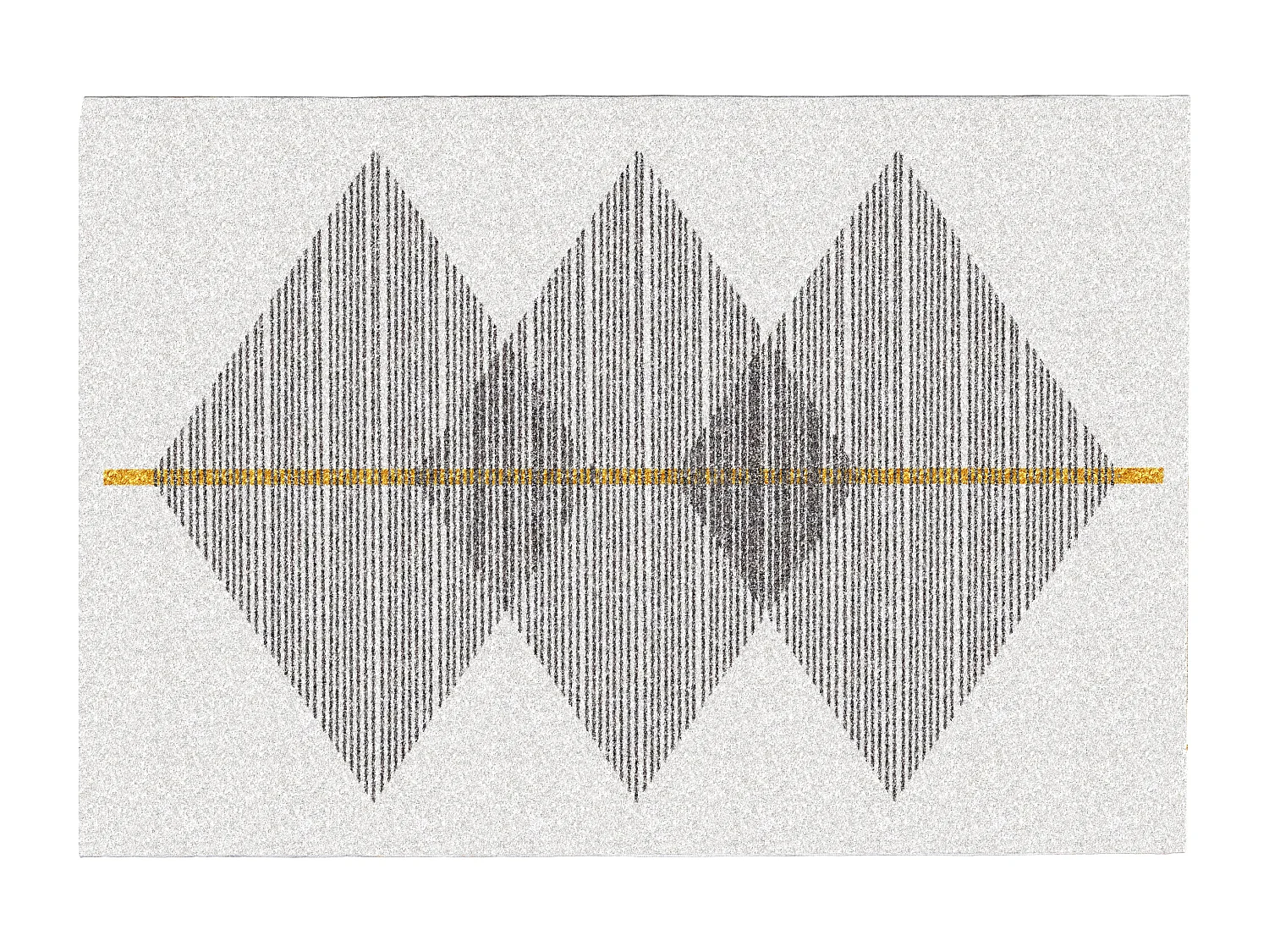 Tappeto geometrico 200 x 290 cm Bianco e Grigio - NIMIRIA