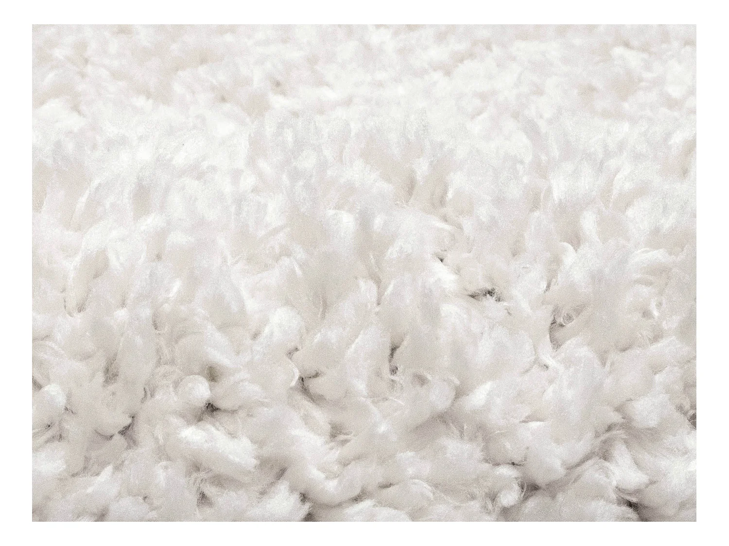 Langlugæklæde tæppe med abstrakt mønster - 200 x 290 cm - Creme og rosa - MYNIO