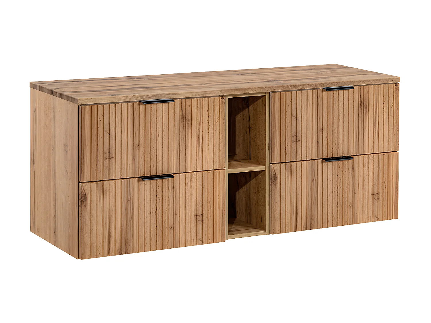 Mobile bagno senza lavabo Adriel marrone 140cm