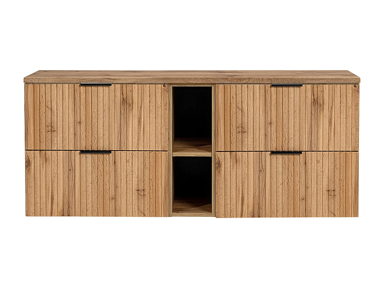 Onderkast 140cm 2 nissen Adriel Wood