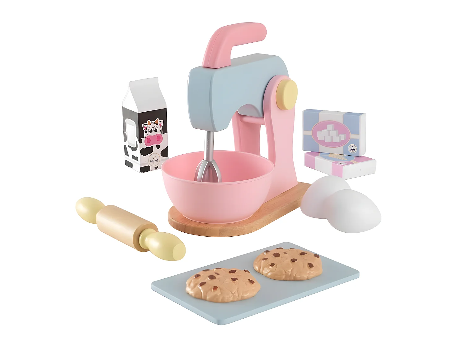 Set de pâtisserie en bois enfant Pastel