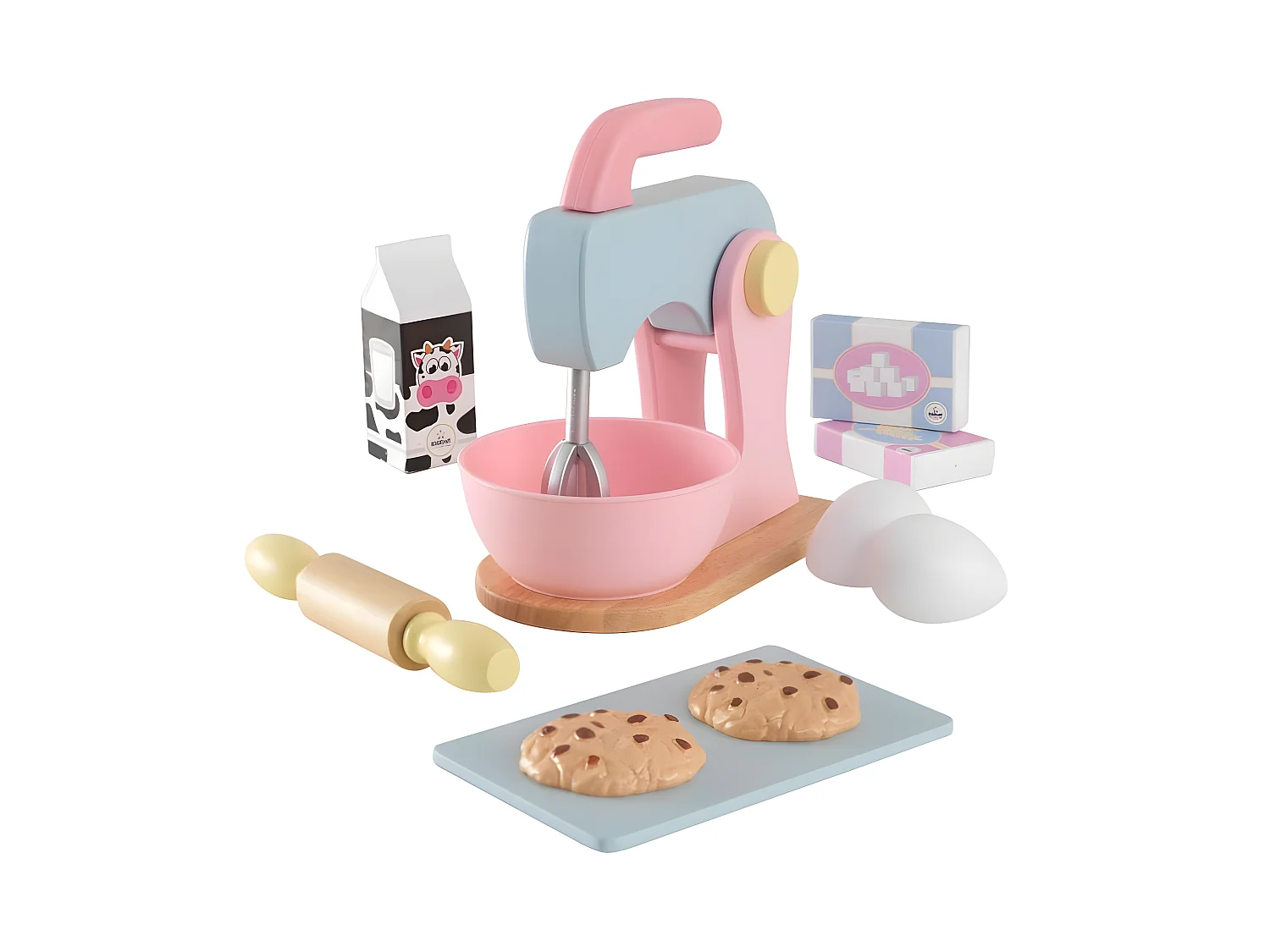 Set da pasticceria in legno per bambini Pastello