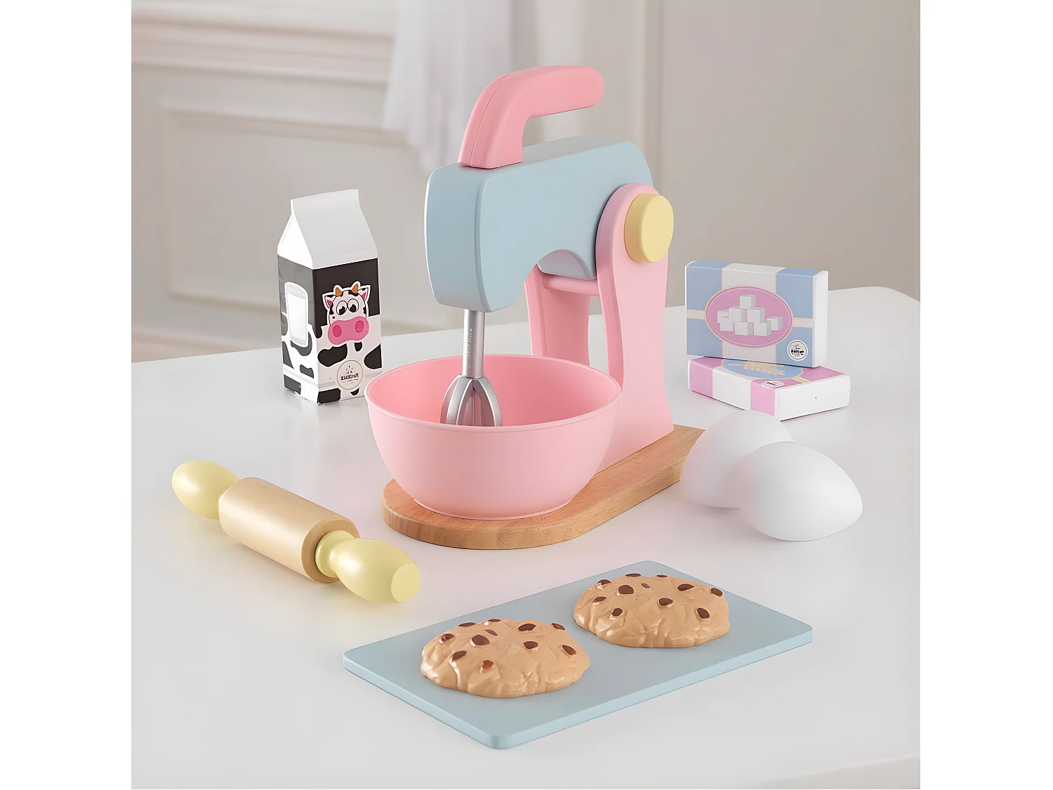 Set de pâtisserie en bois enfant Pastel