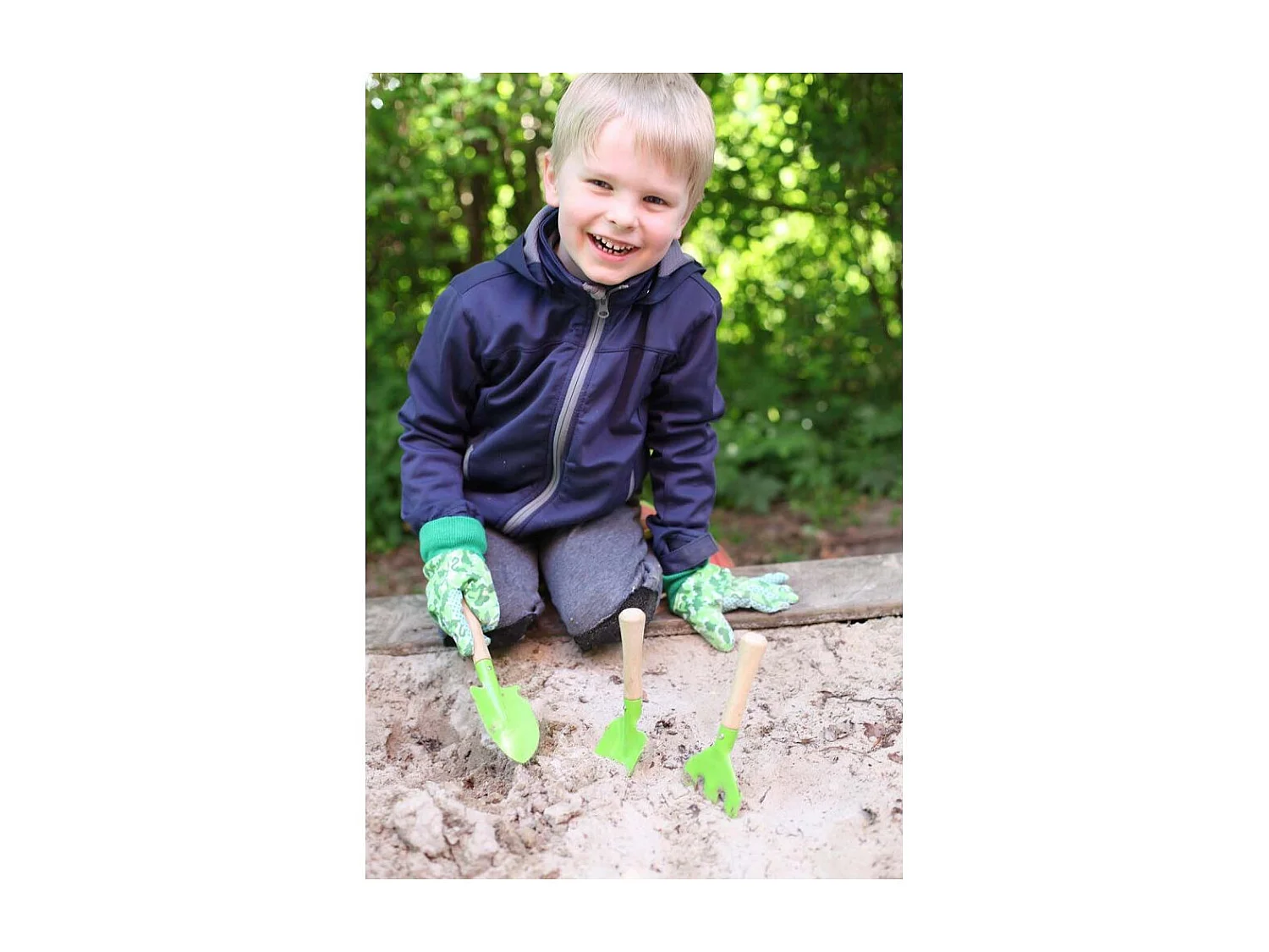 Set jardinage enfant 3 pièces Vert