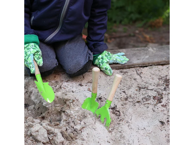 Set jardinage enfant 3 pièces Vert