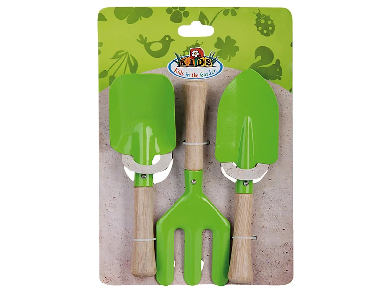 Set jardinage enfant 3 pièces Vert
