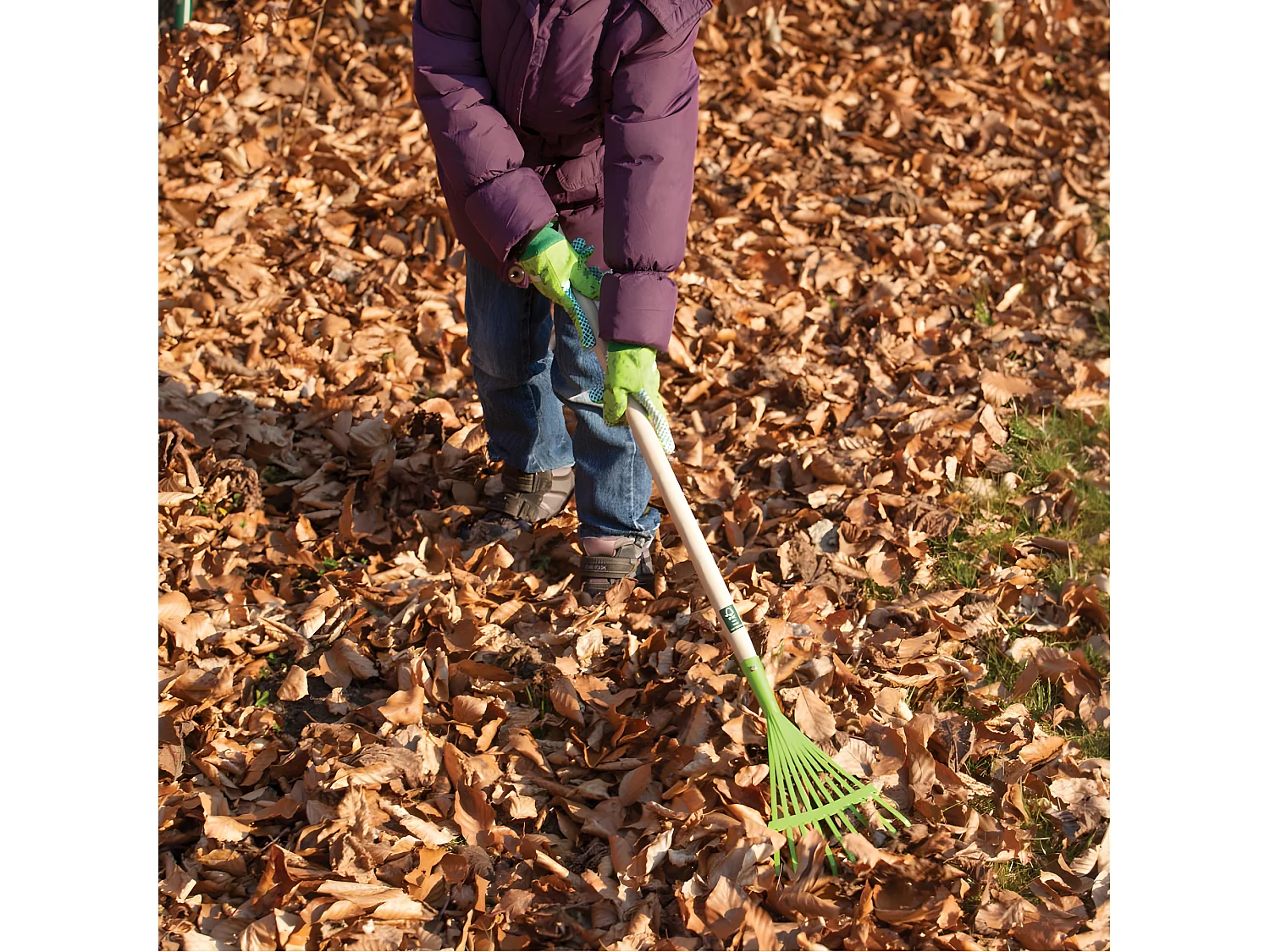Guantes de jardinería de algodón y poliéster para niños