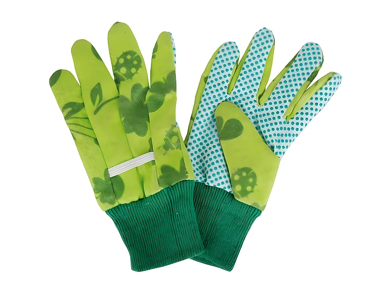 Guantes de jardinería de algodón y poliéster para niños