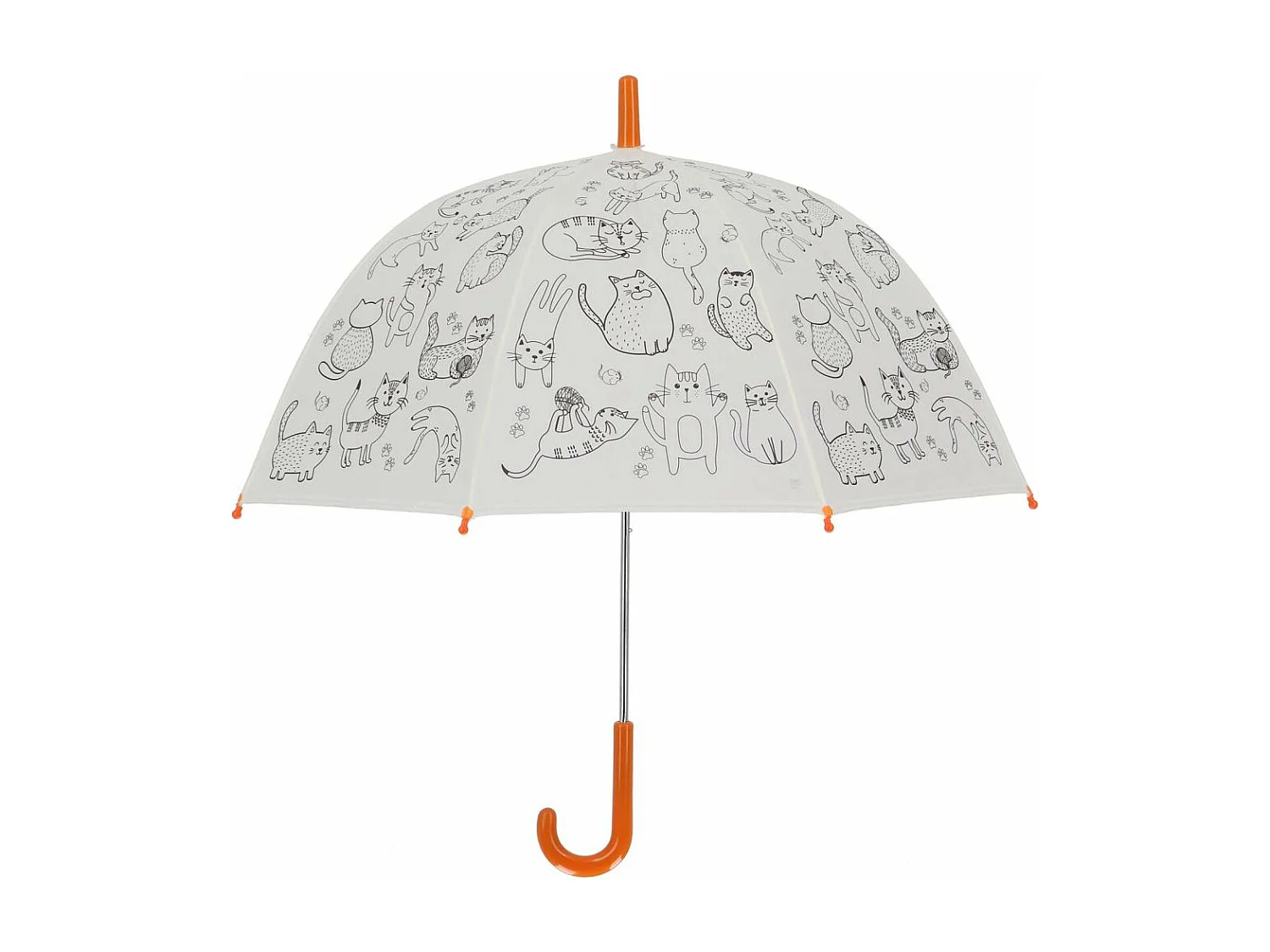 Parapluie enfant à colorier 70 cm Chats