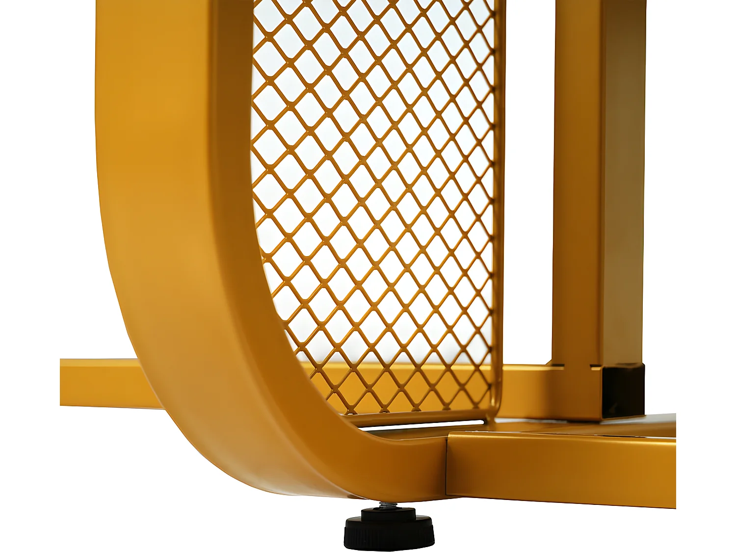 Table à manger pliante rétractable polyvalente - avec 2 tiroirs et étagère de rangement - Panneaux de particules - Blancs & Doré