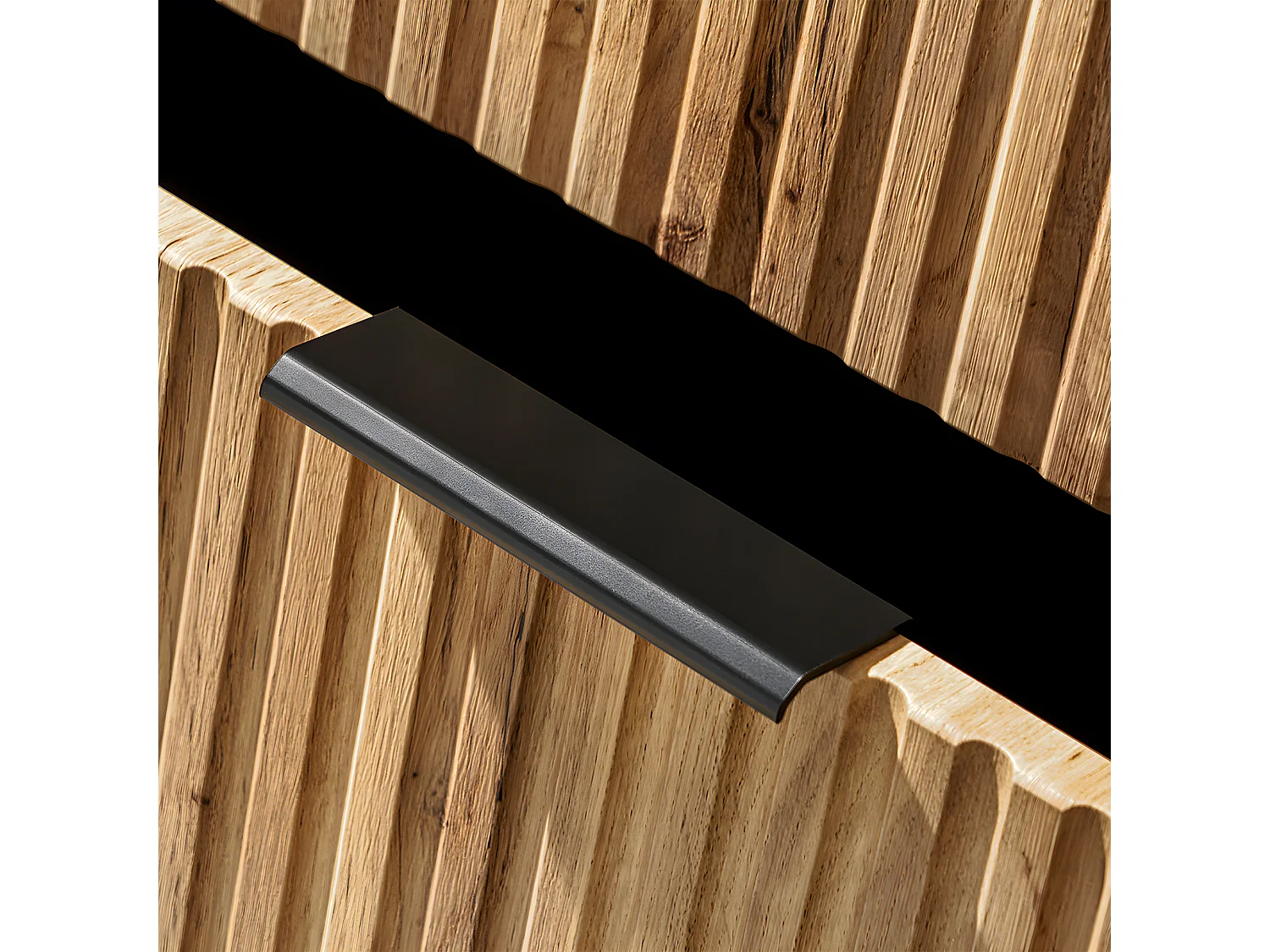 Enkele wastafel 80cm 2 nissen Adriel Wood