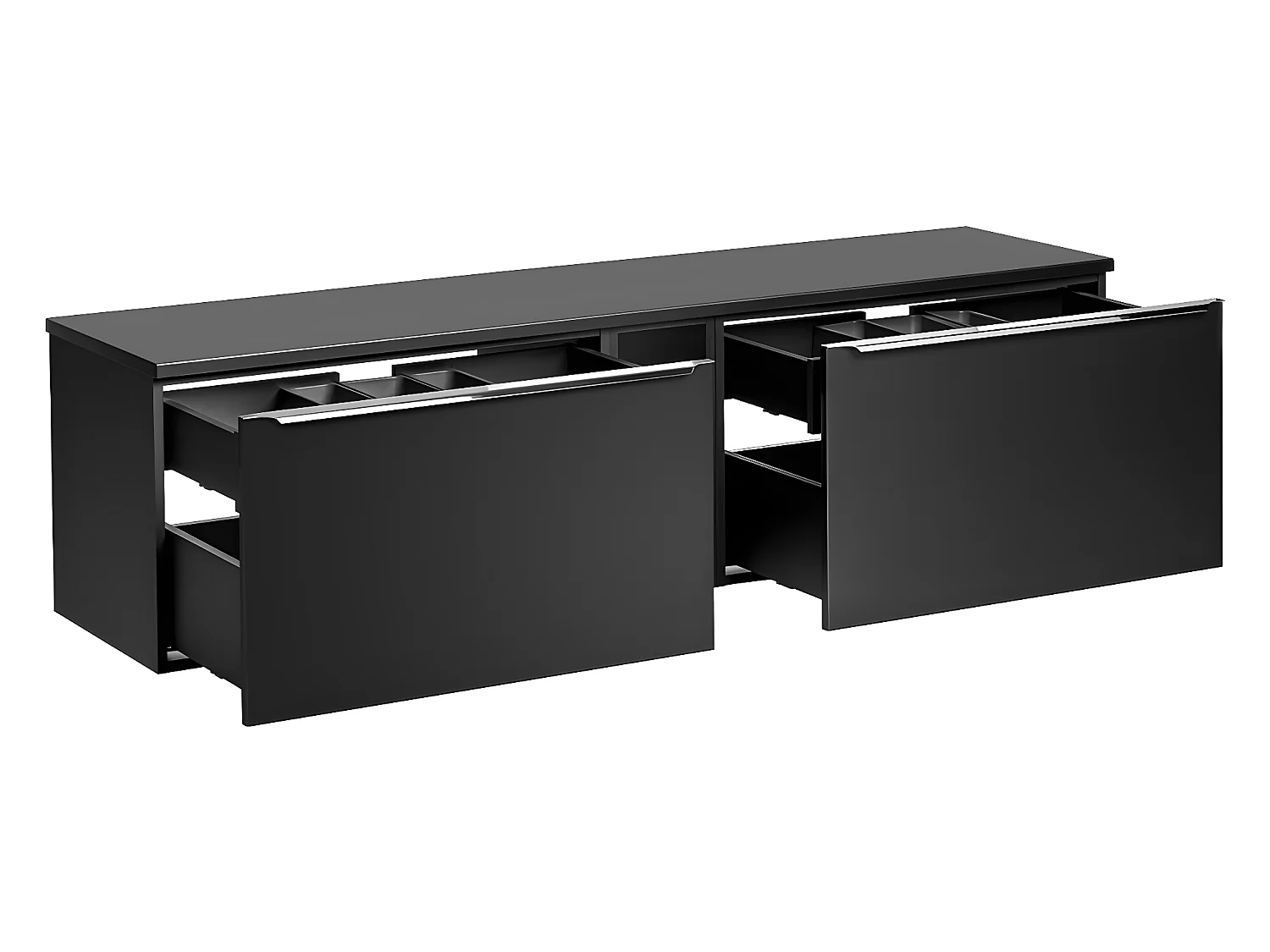 Mobile bagno senza lavabo Éros nero 180cm