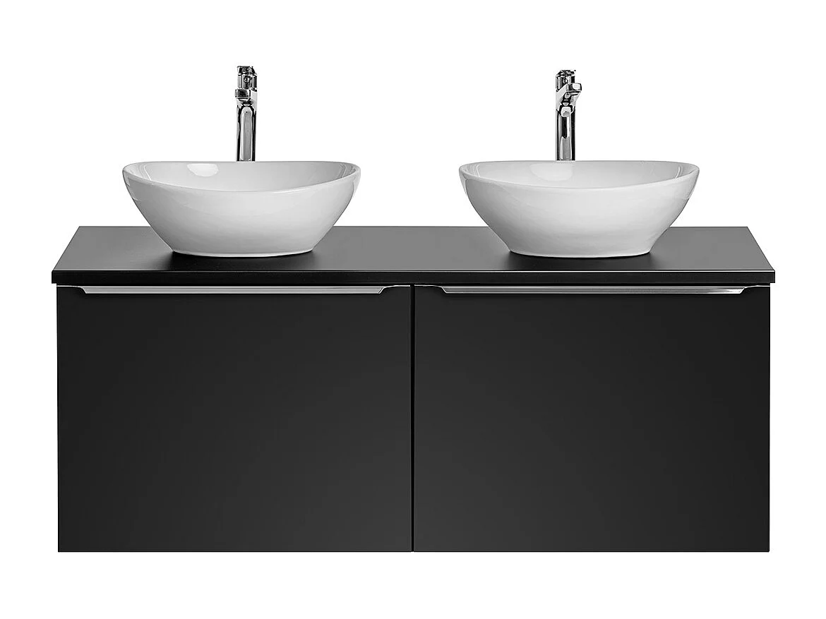 Meuble double vasque 120cm Éros Noir