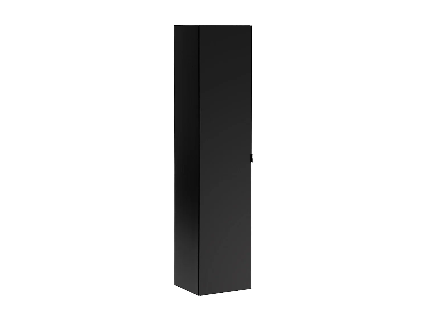 Ensemble meuble double vasque 140cm 2 niches et colonne Éros Noir