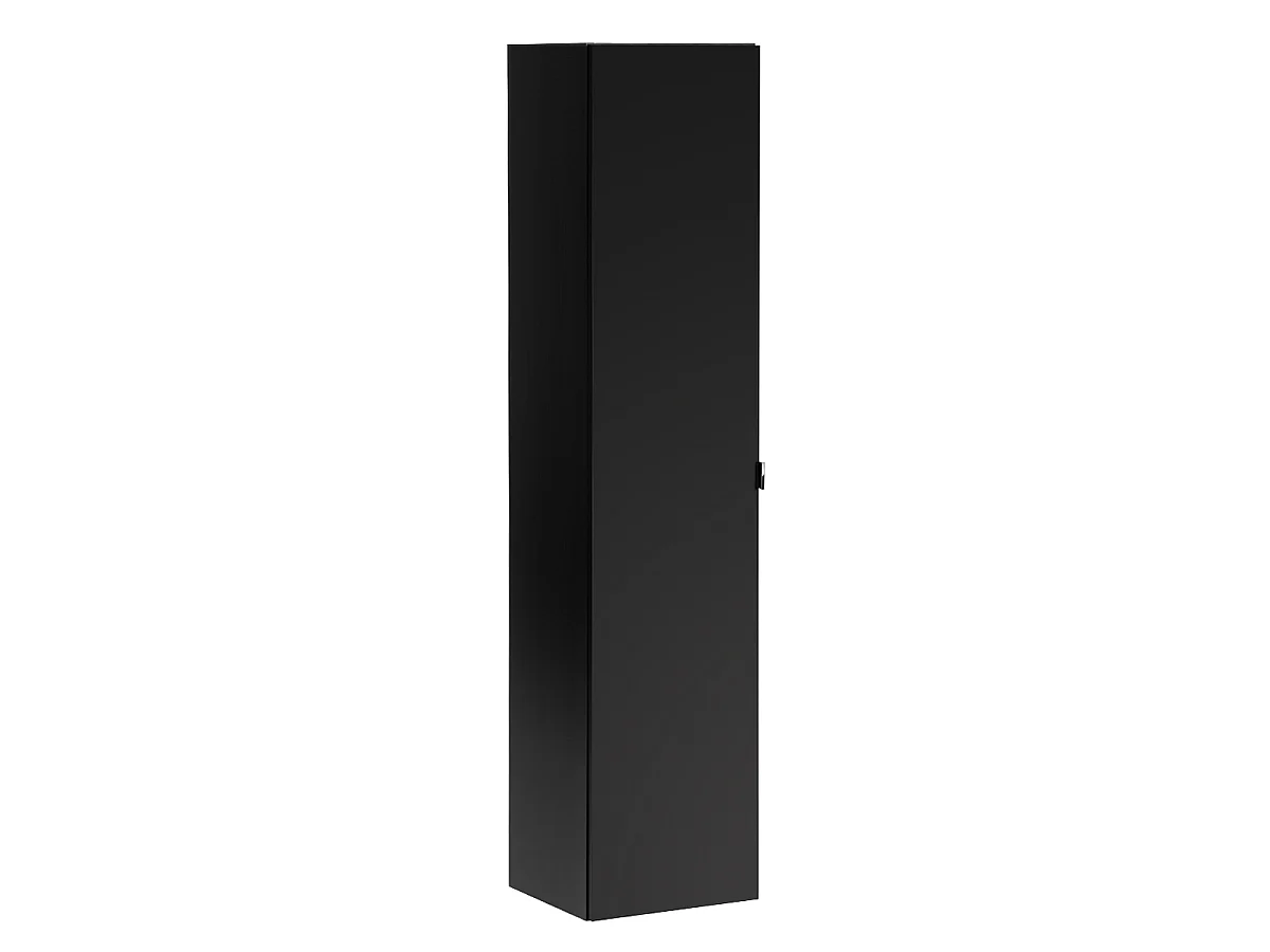 Ensemble meuble double vasque 180cm 2 niches et colonne Éros Noir