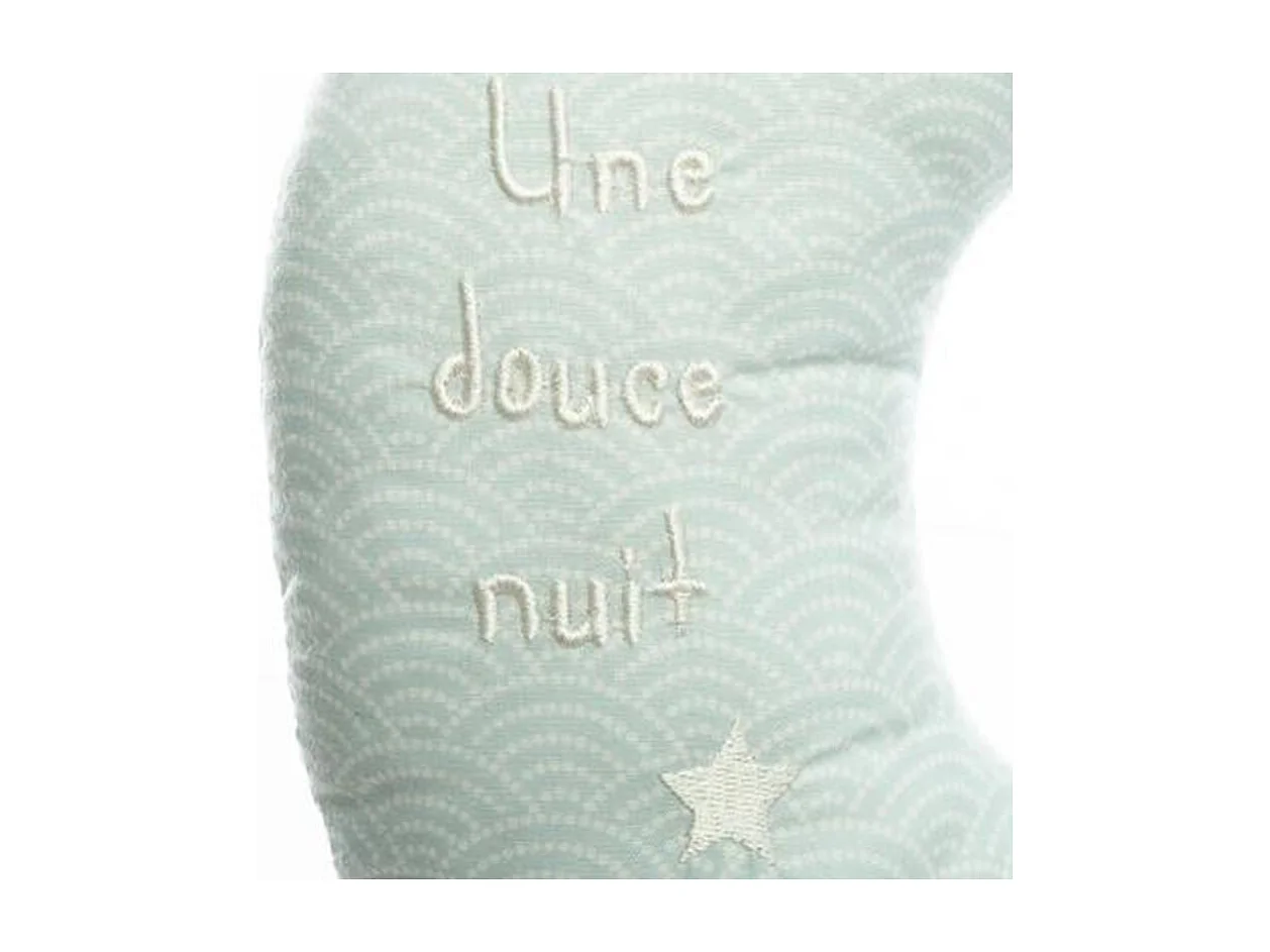 Coussin Musical Enfant "Lune" 37cm Bleu