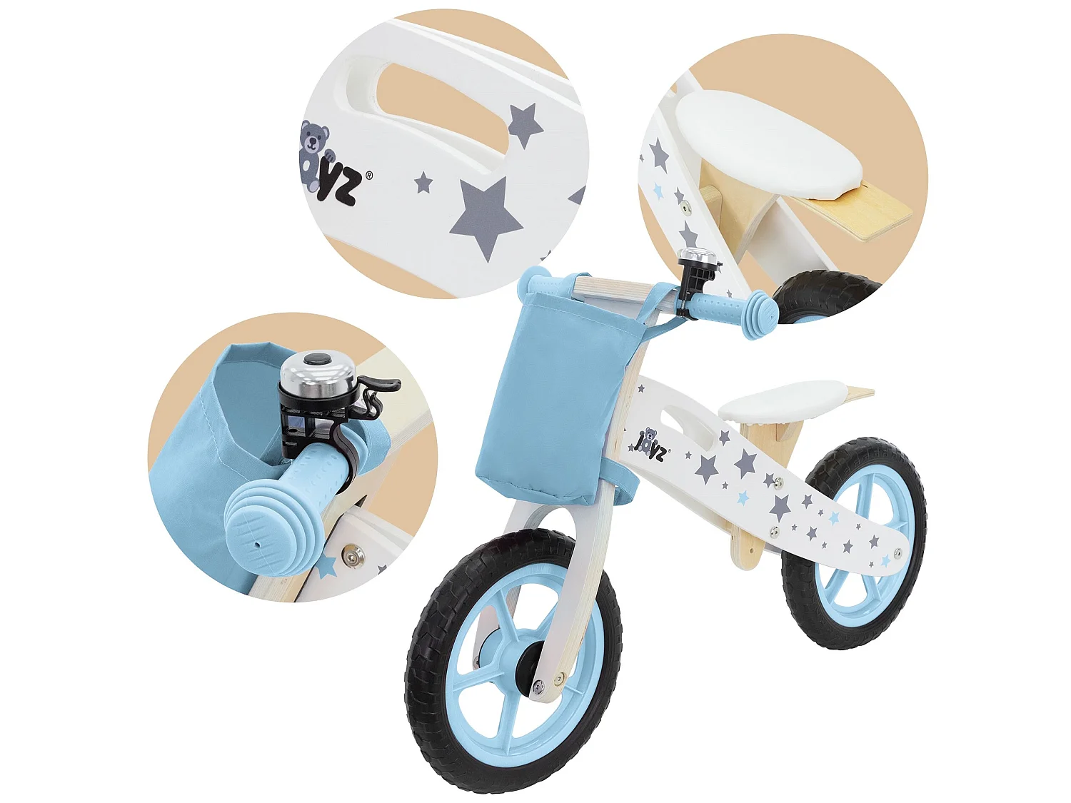 Ruota di corsa Ruota di apprendimento per bambini Ruota di corsa in legno Ruota