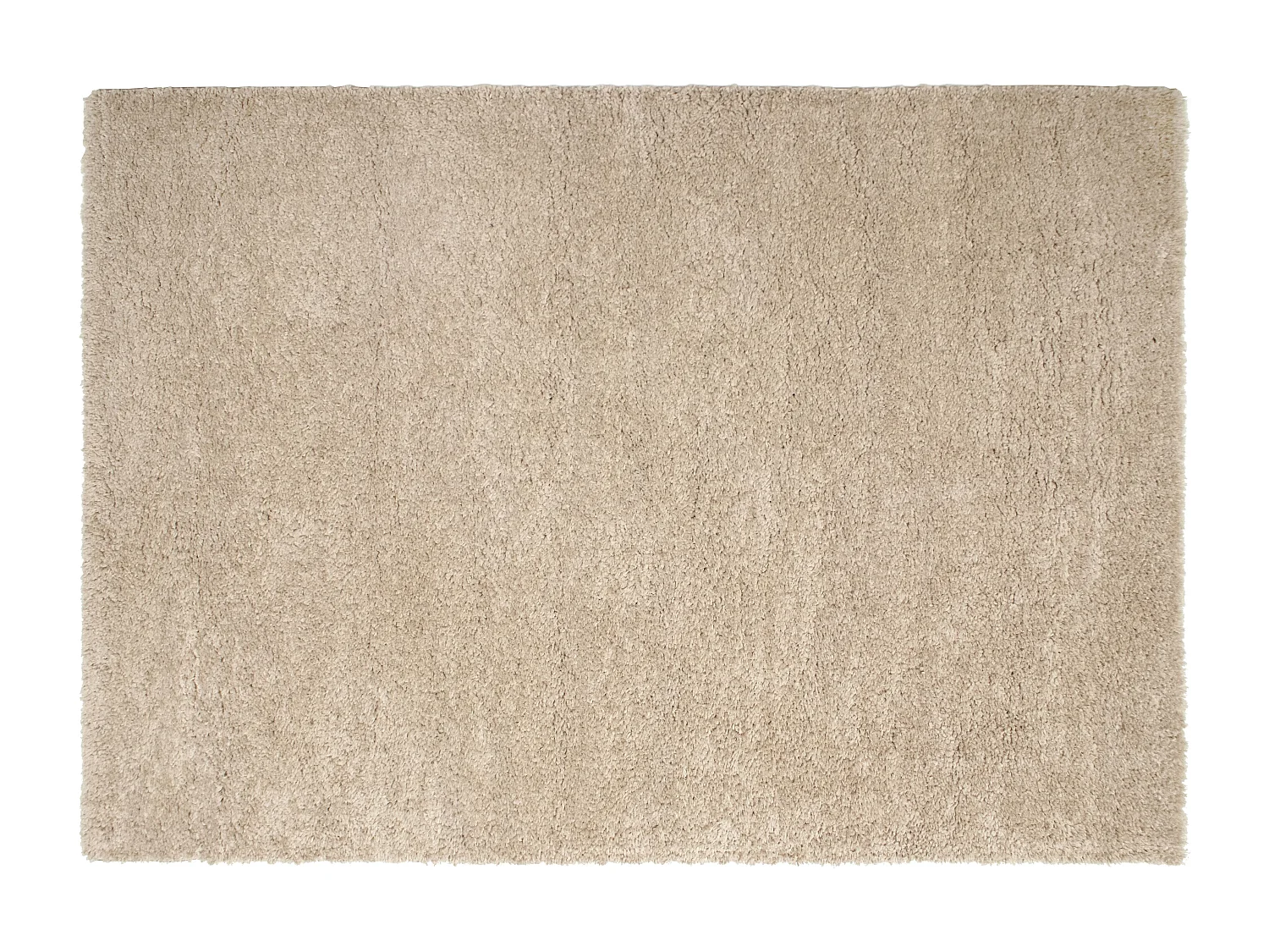 Tapis shaggy à poils longs  - 160 x 230 cm - Beige - MILINIO