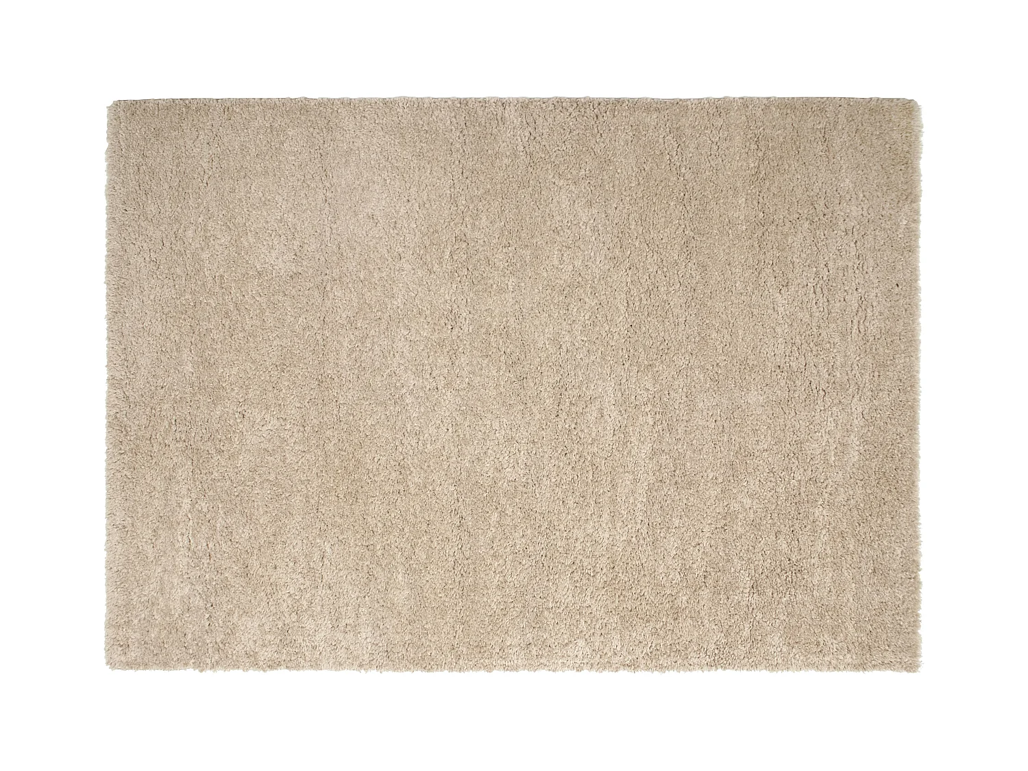 Tapis shaggy à poils longs  - 200 x 290 cm - Beige - MILINIO