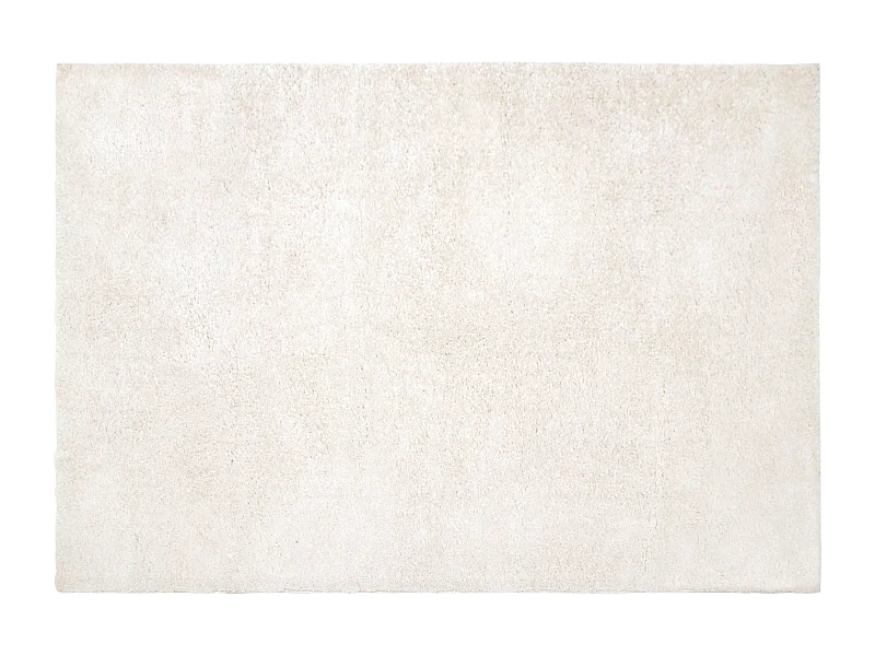 Tapete shaggy com pelos compridos 120x170 cm branco - MILINIO