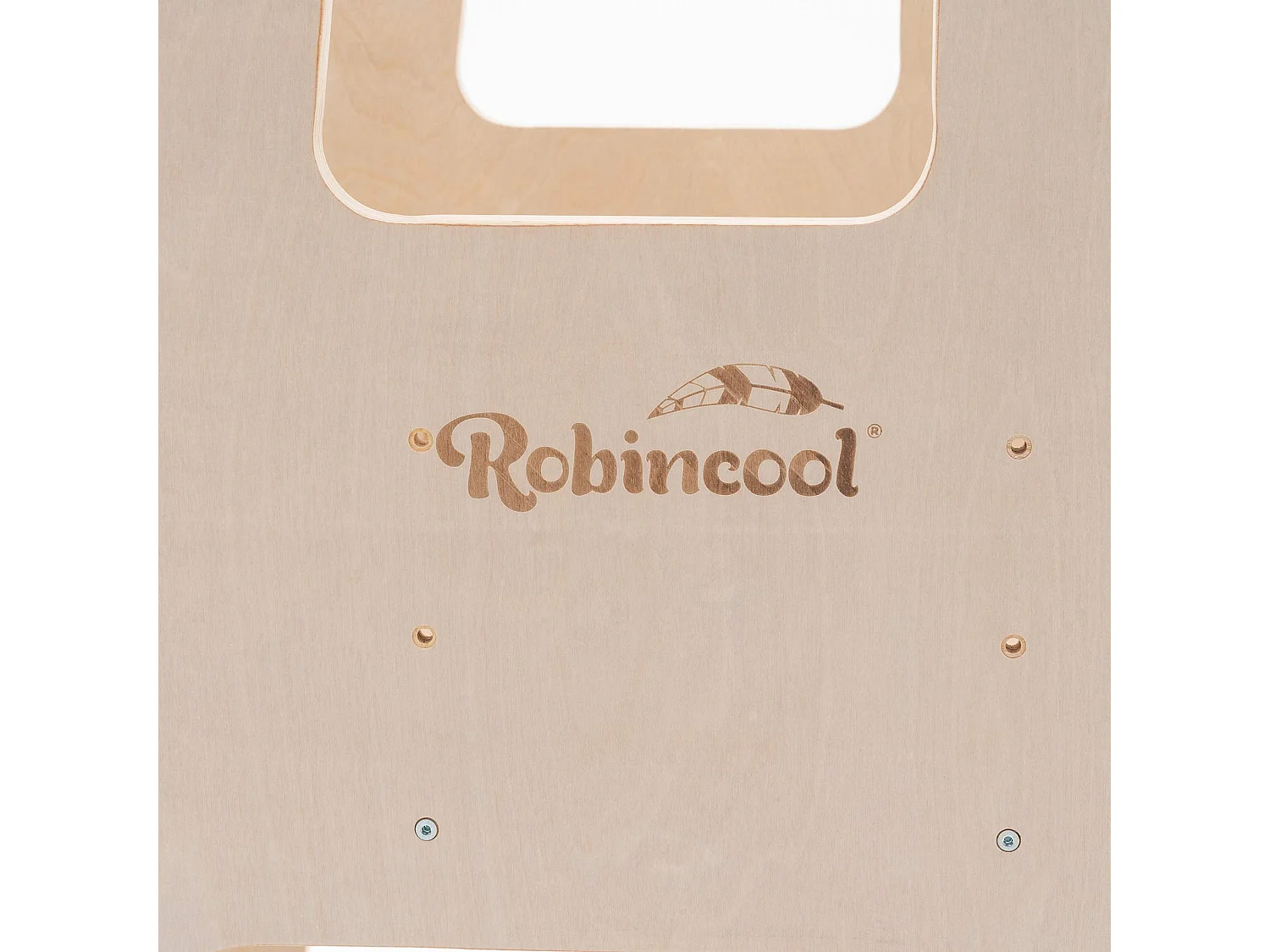 Tour d'Apprentissage Montessori Robincool Evolutive 40x44x90 cm en Bois Éco avec Hauteur Réglable et Barre de Sécurité