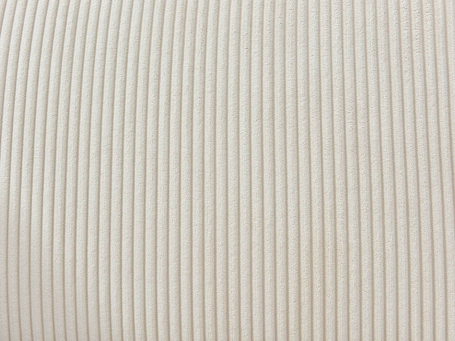 Sofá de 3 lugares convertível em veludo canelado bege - SEKOTA