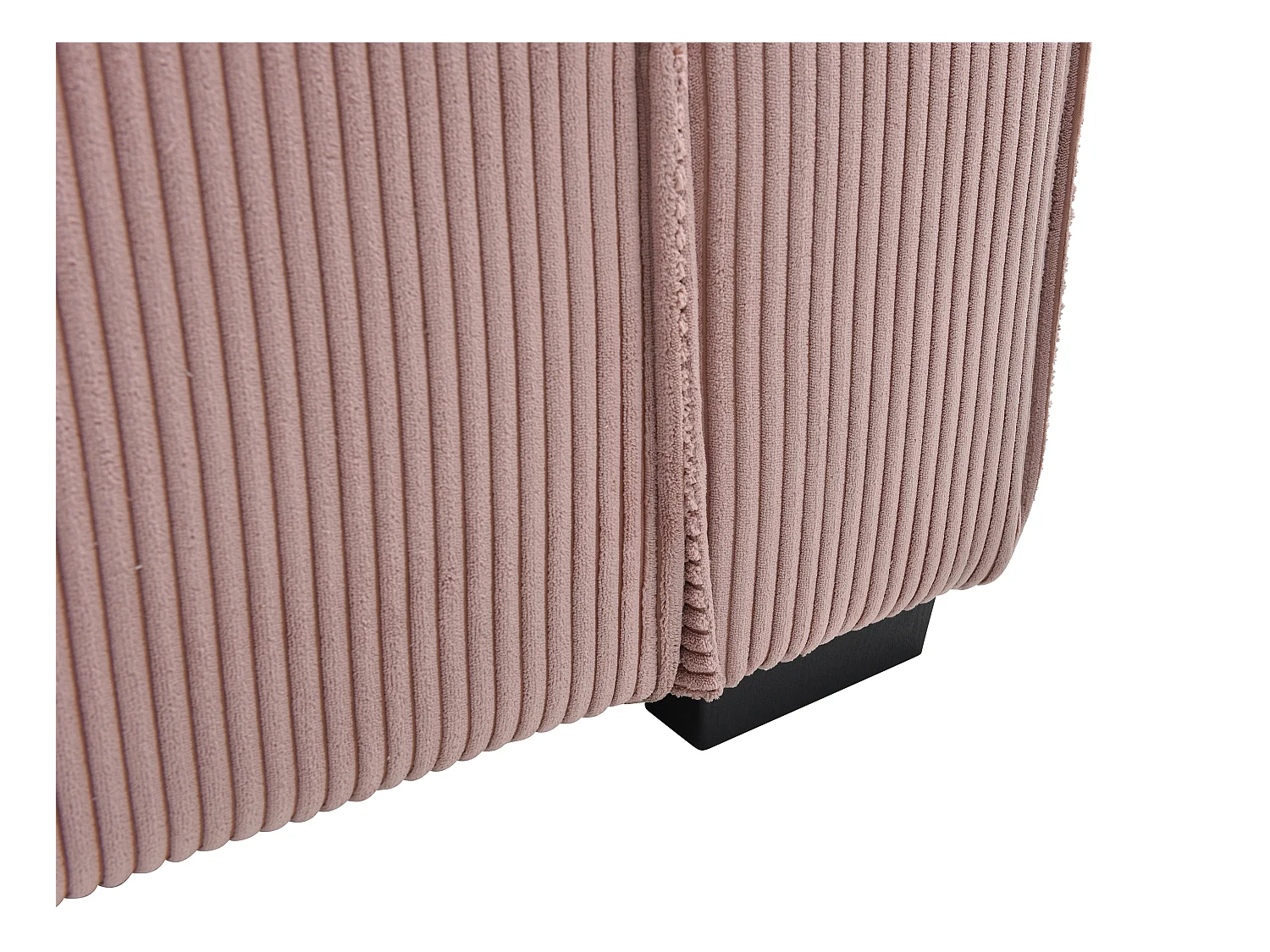 Sofá cama de 3 plazas de terciopelo rosa SEKOTA