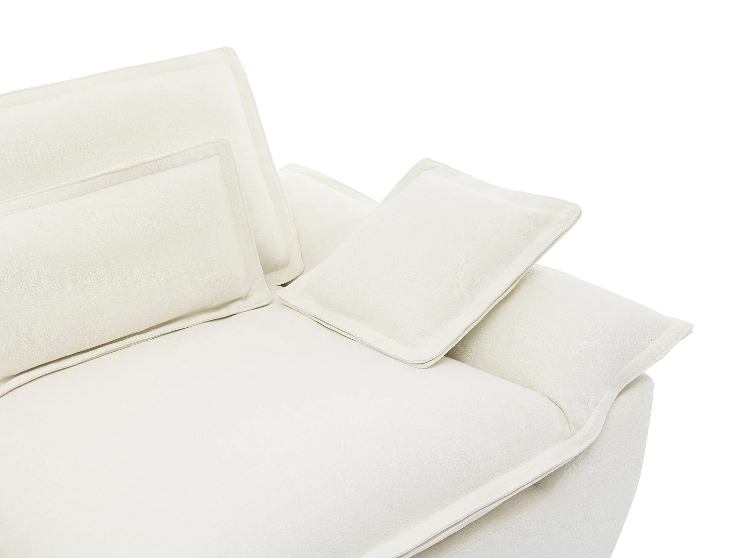 3-sits soffa i krämmelerad tyg NARANGO